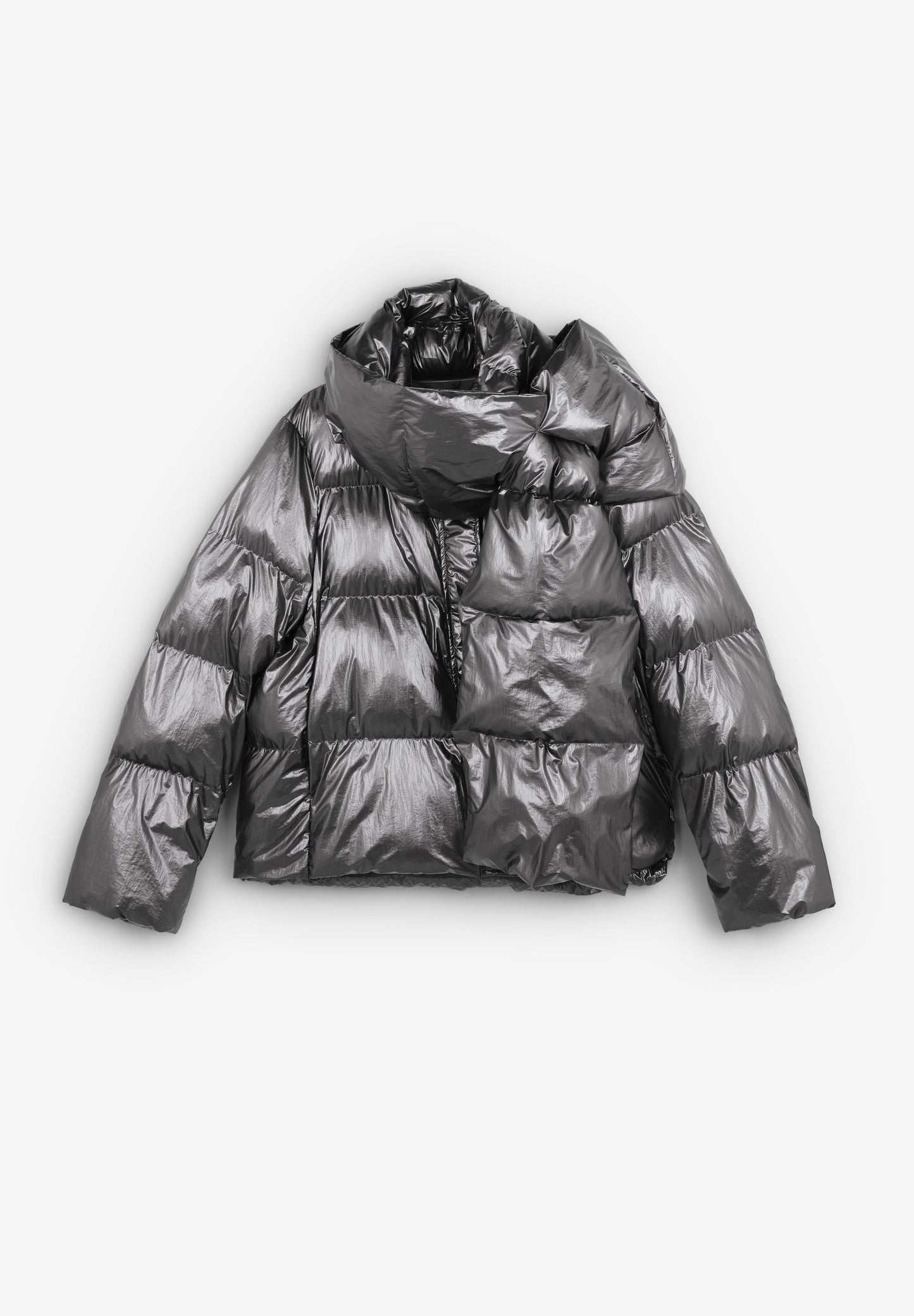 SCARF PUFFER COAT