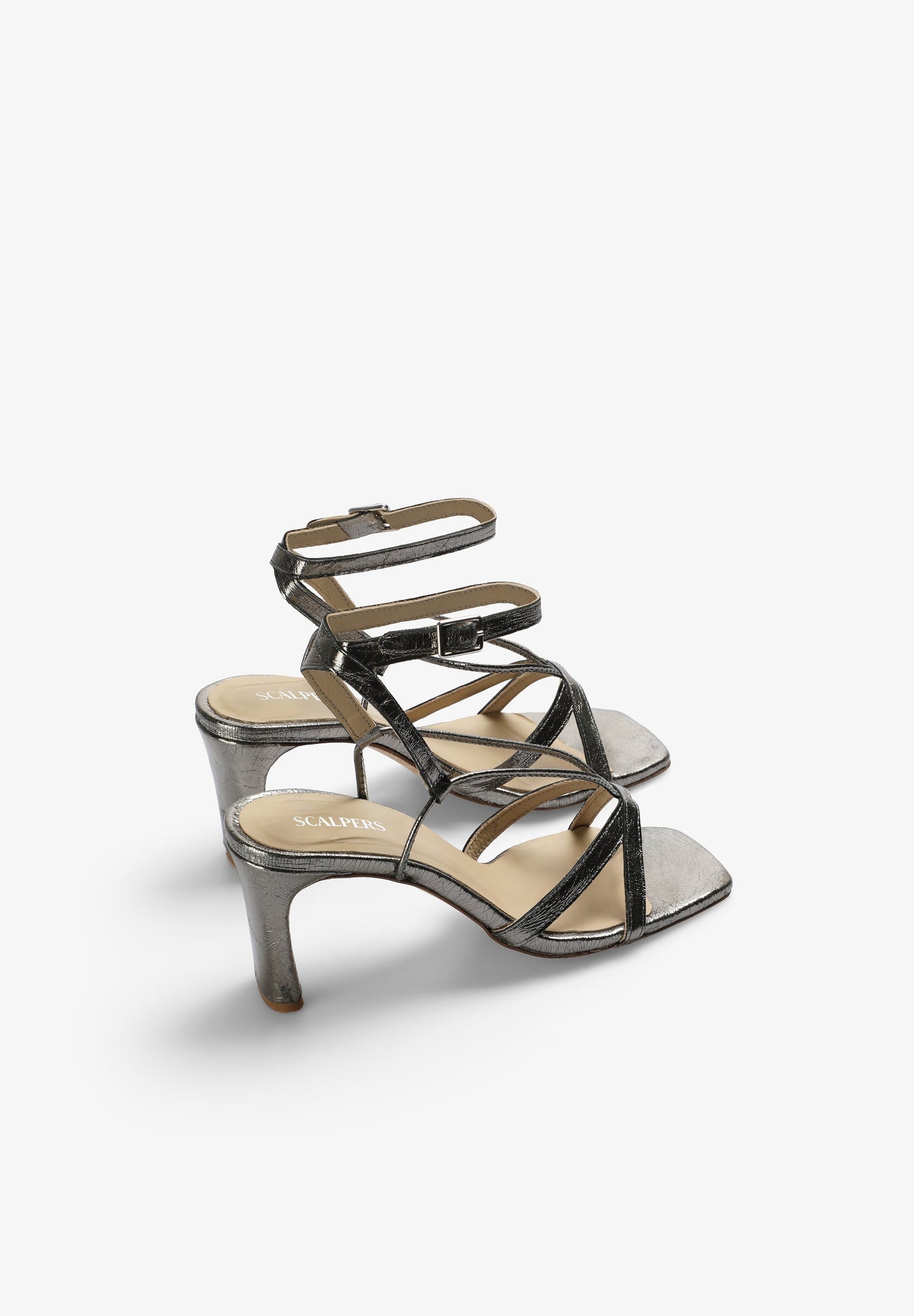 SANDALEN HAK METALLIC