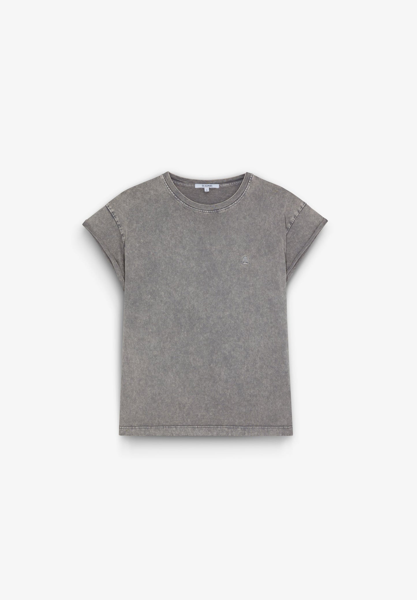 CAMISETA CALAVERA BORDADA - Scalpers