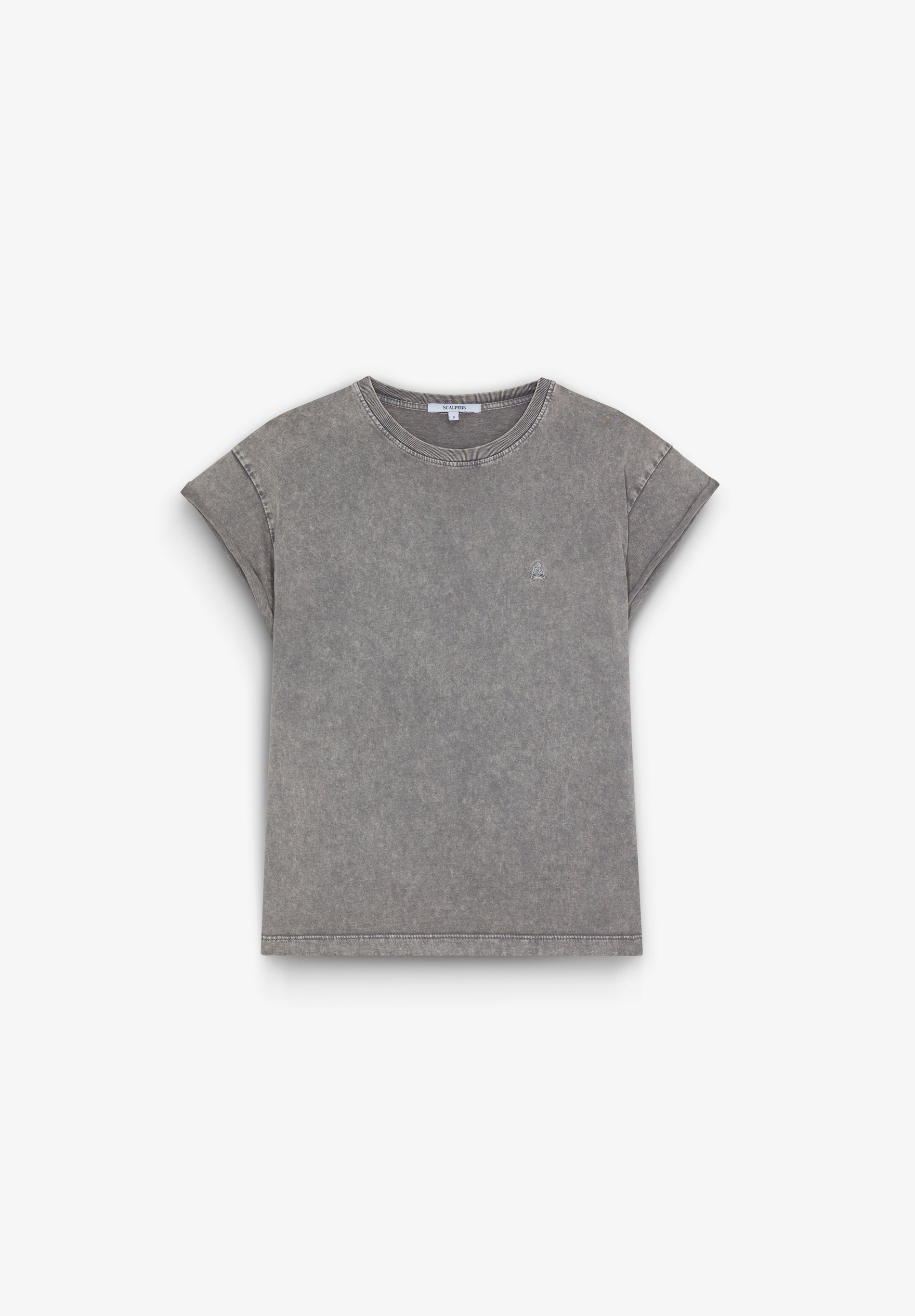 T-SHIRT DOODSKOP GEBORDUURD