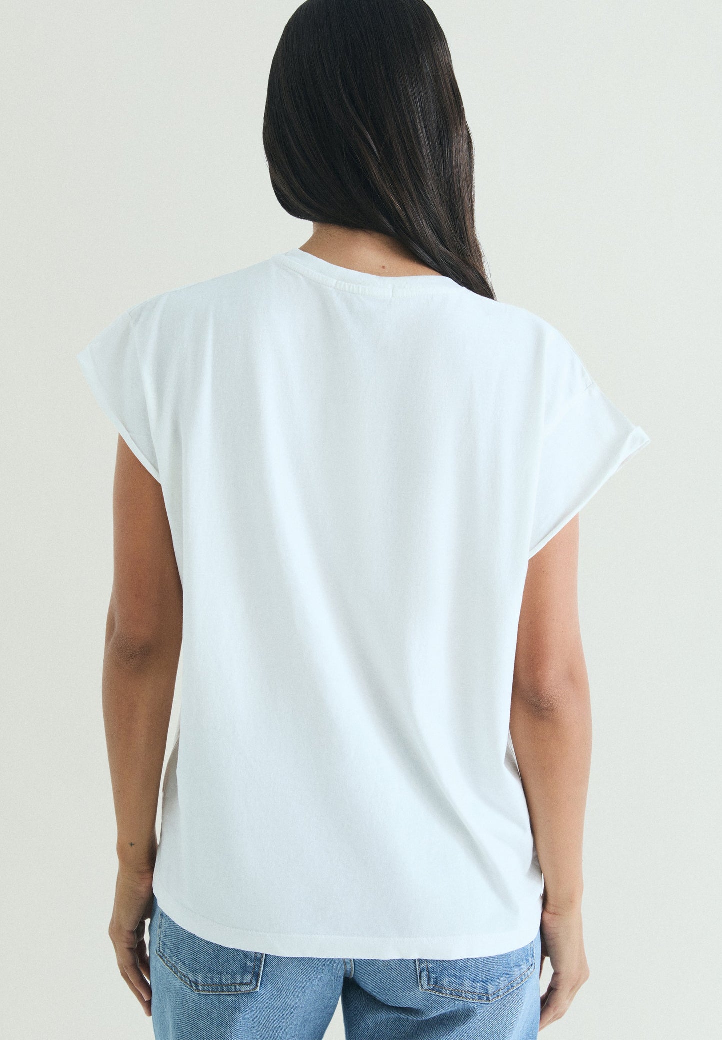 T-SHIRT DOODSKOP GEBORDUURD