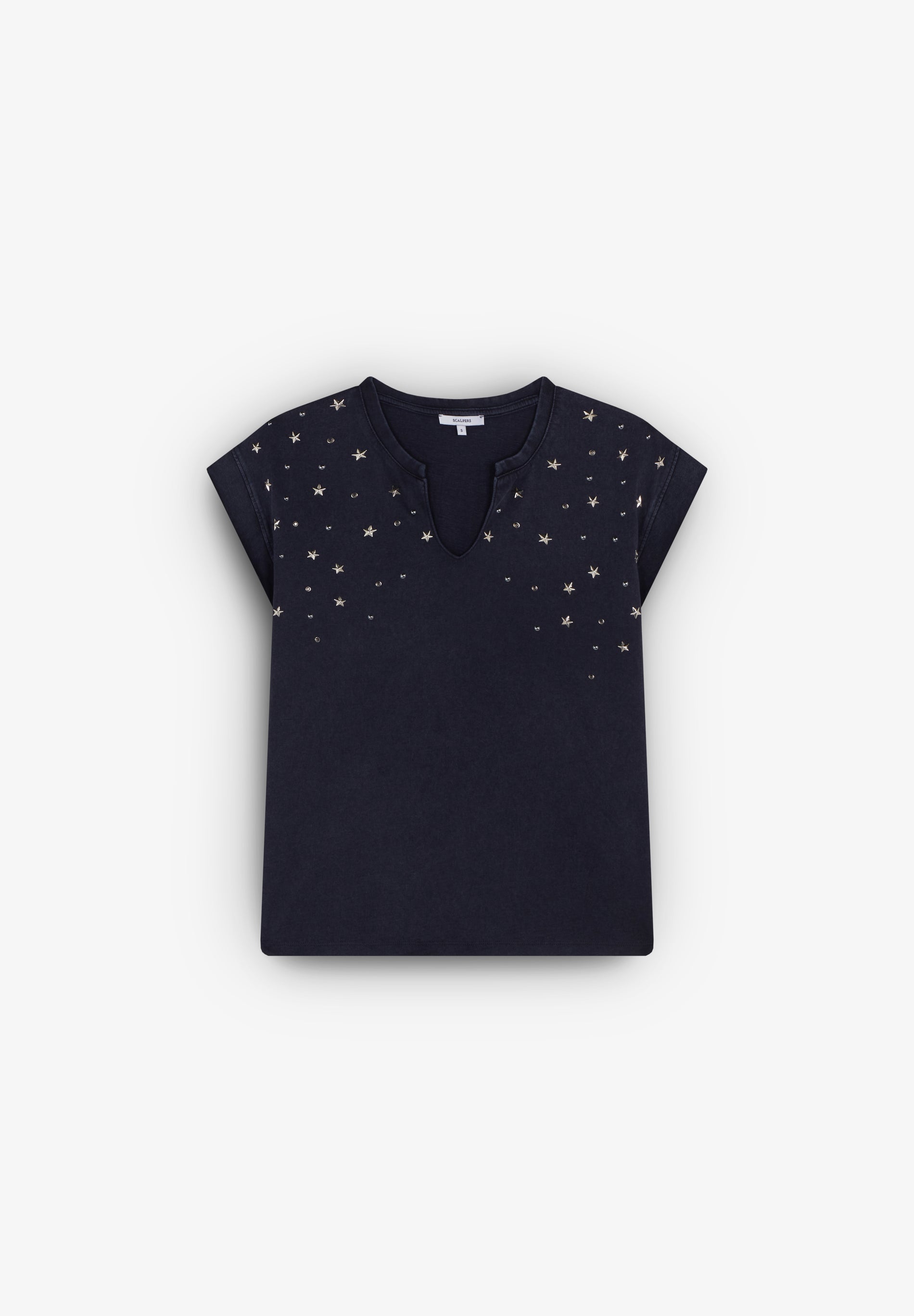 SHOULDER STUDS TEE