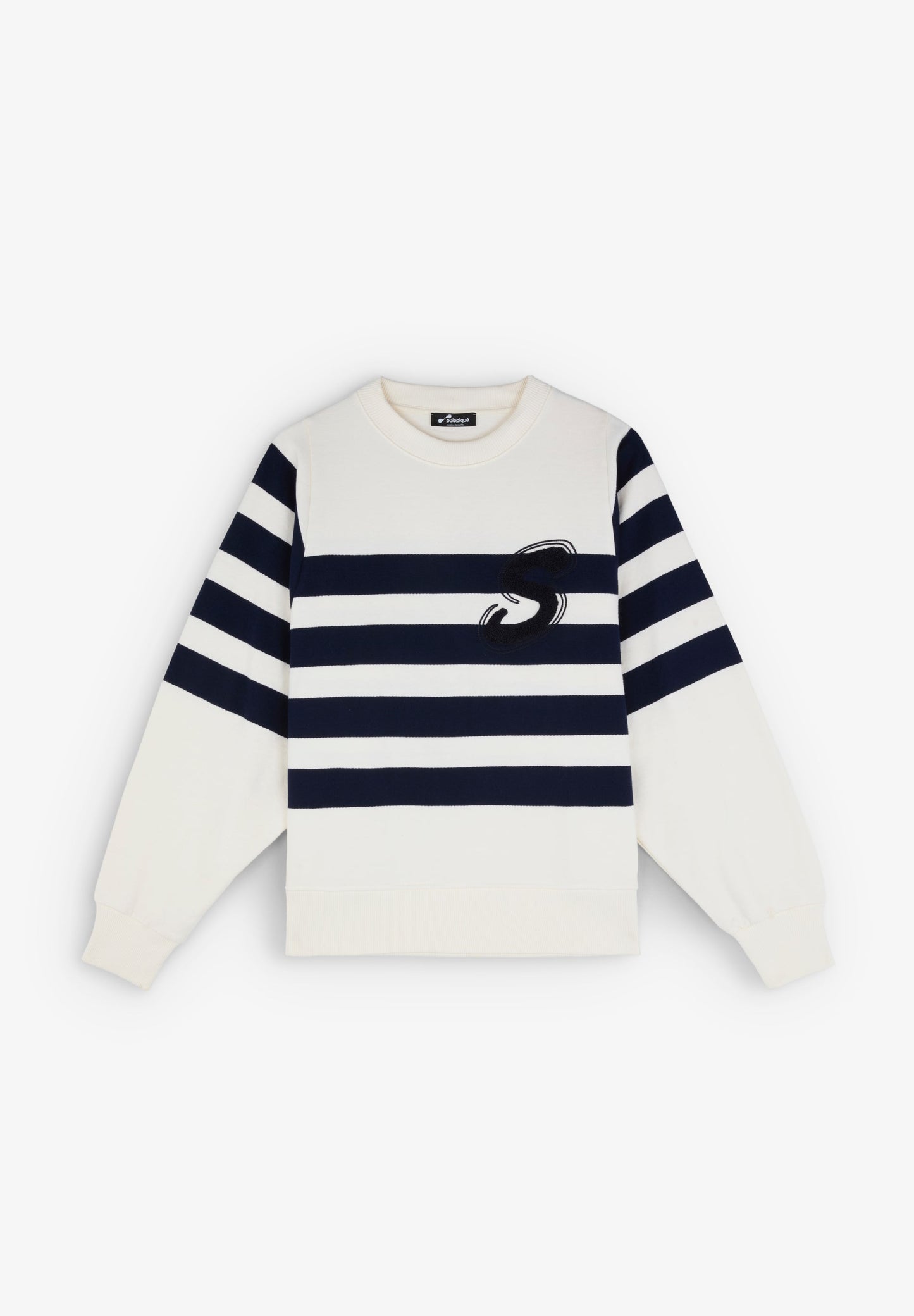 STRIPES PATCH SWEATER