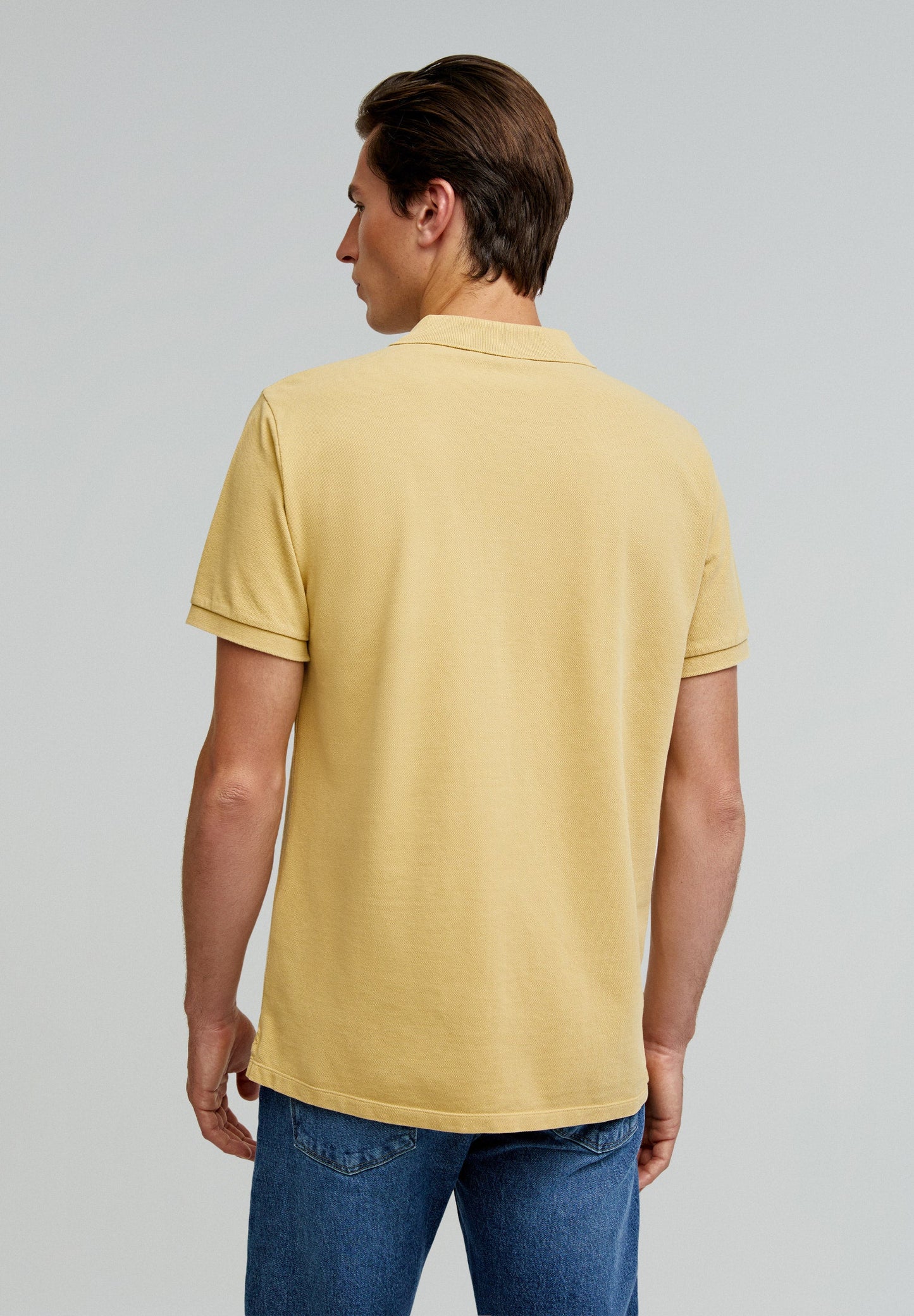 BASIC POLO SHIRT WITH SKULL DETAIL