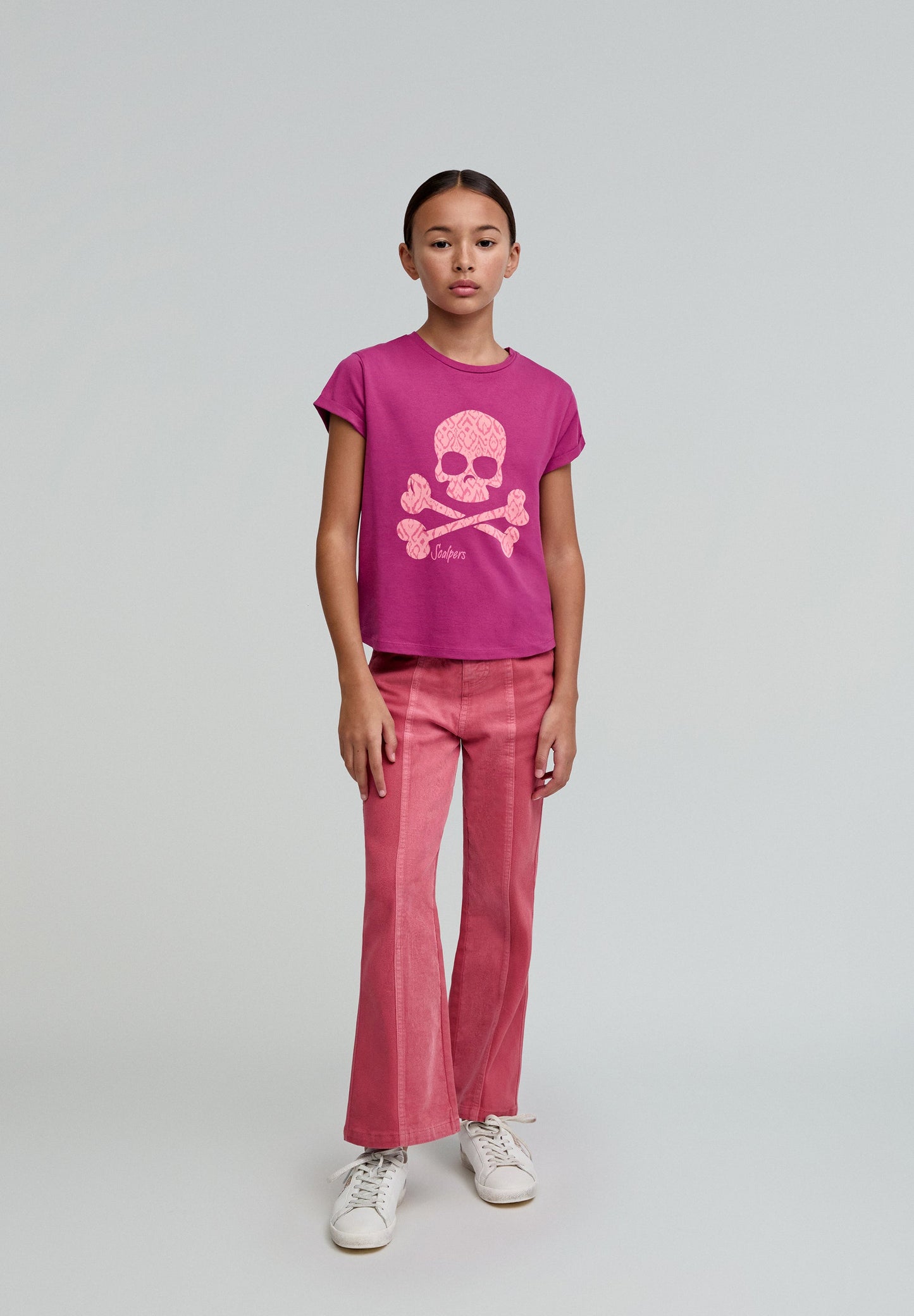 IKAT SKULL TEE GIRLS