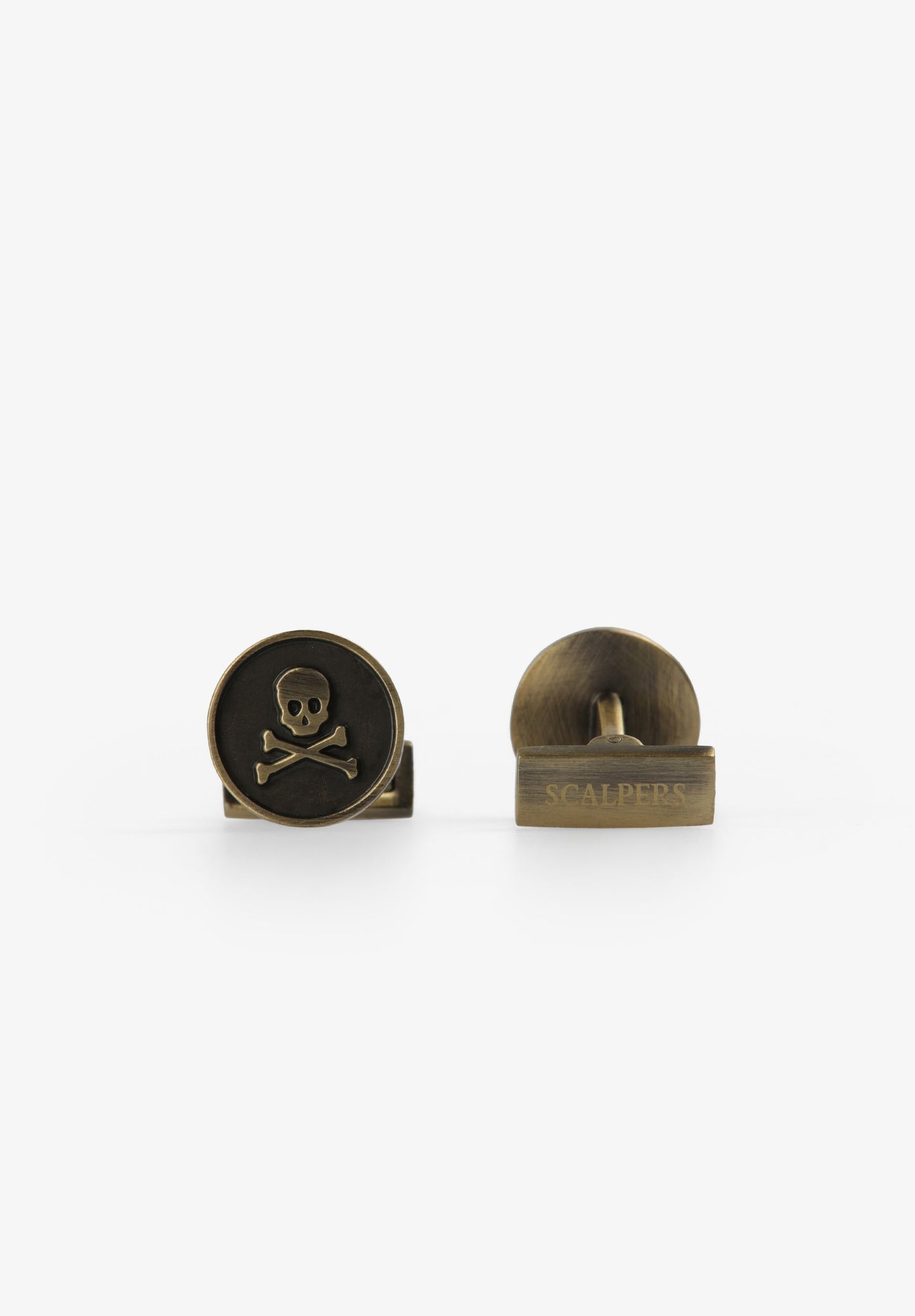 SKULL ENGRAVED CUFFLINKS