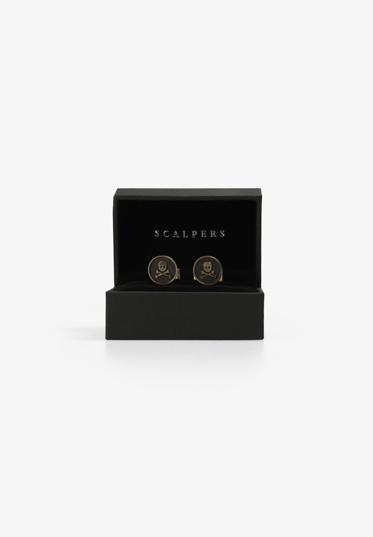 SKULL ENGRAVED CUFFLINKS