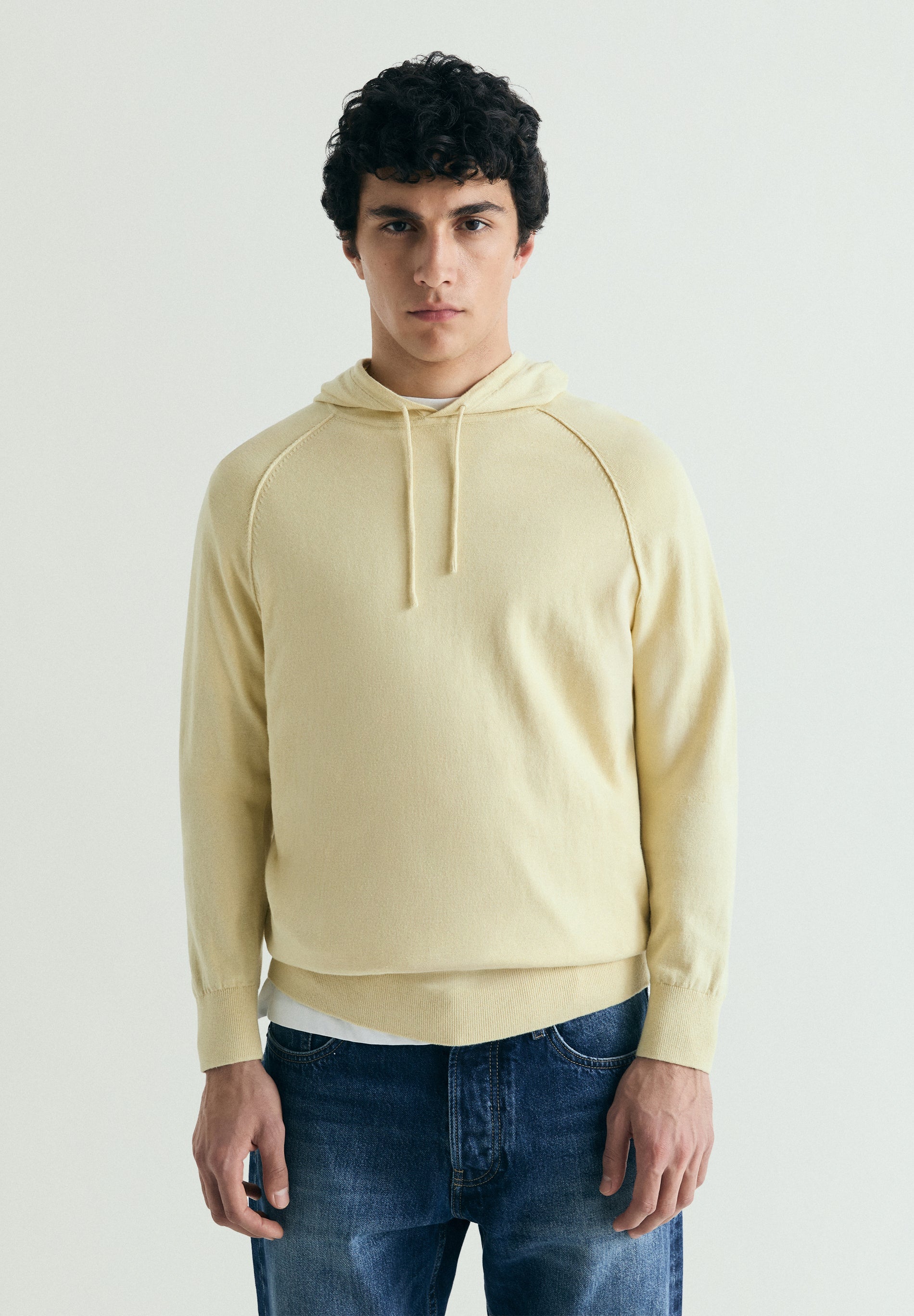 FINE KNIT HOODIE