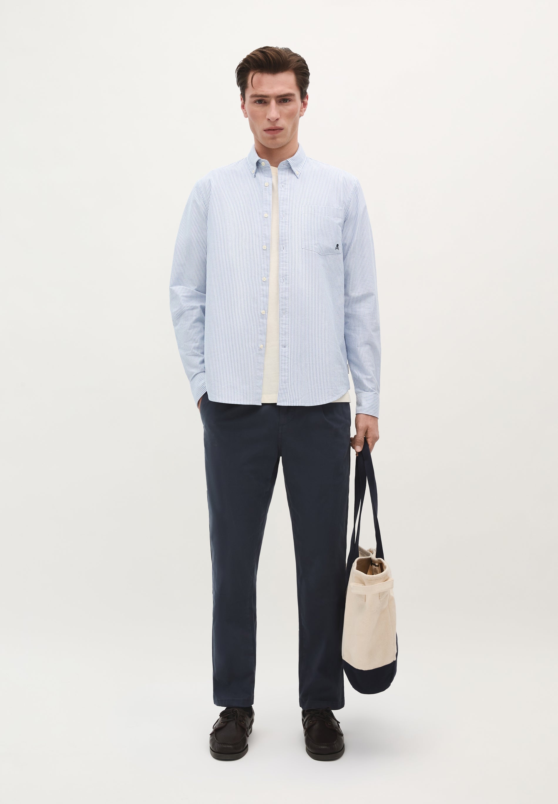BROEK CHINO BANDPLOOI RELAXED