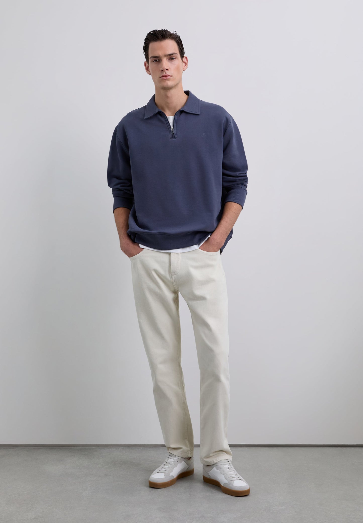 SCEASY MID ZIP SWEATER