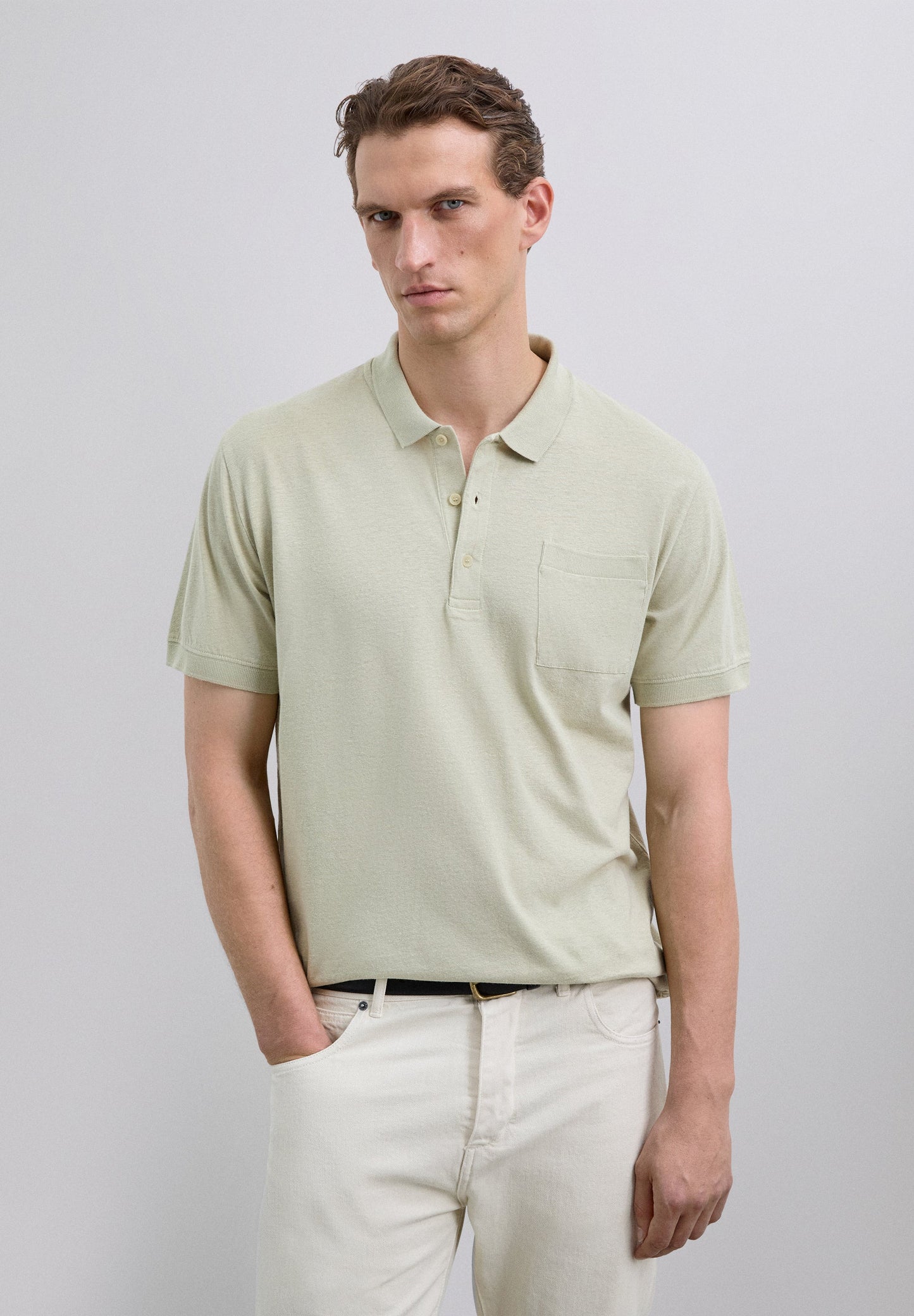 POLO SHIRT WITH FRONT POCKET