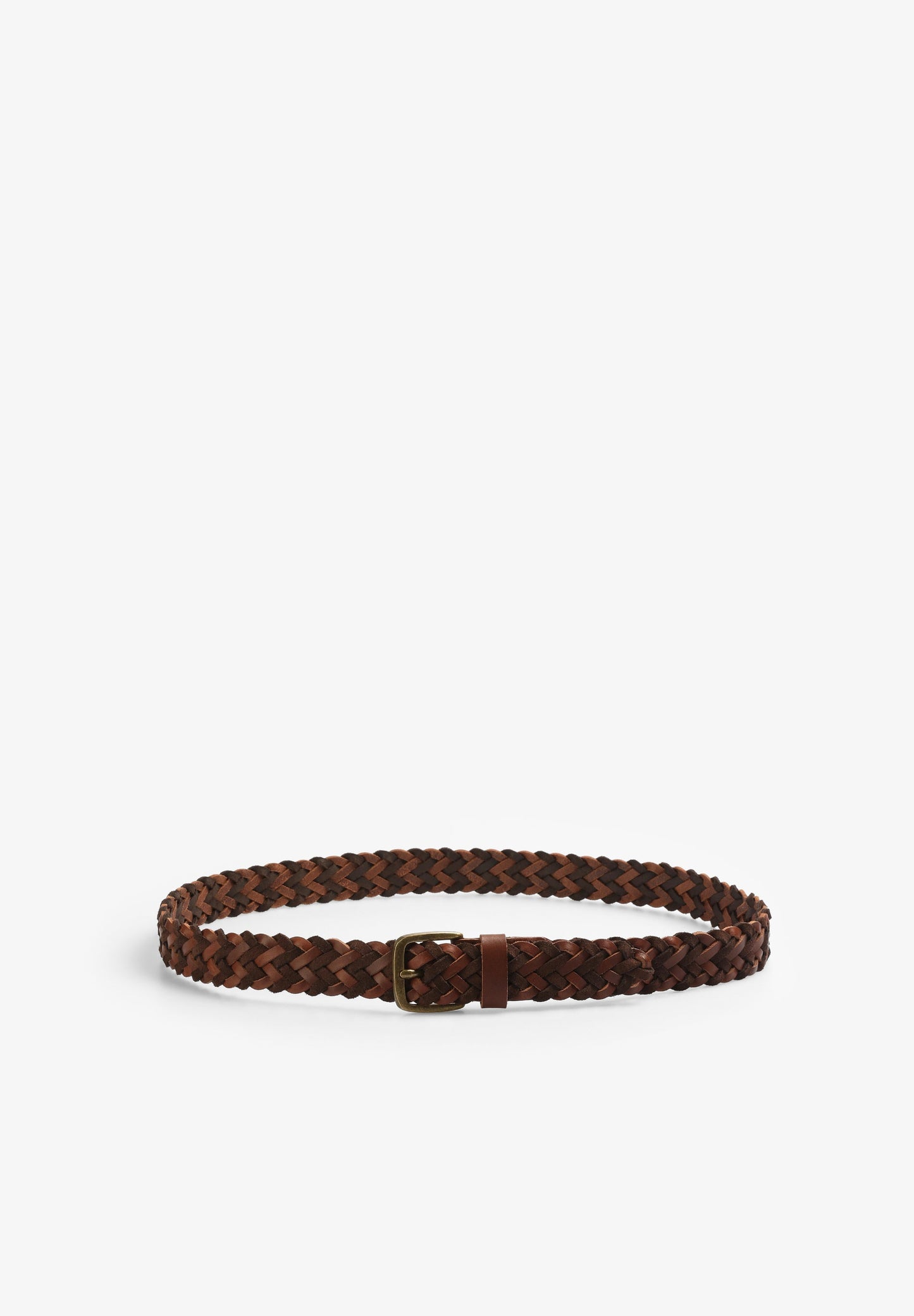 BRAIDED LEATHER BELT