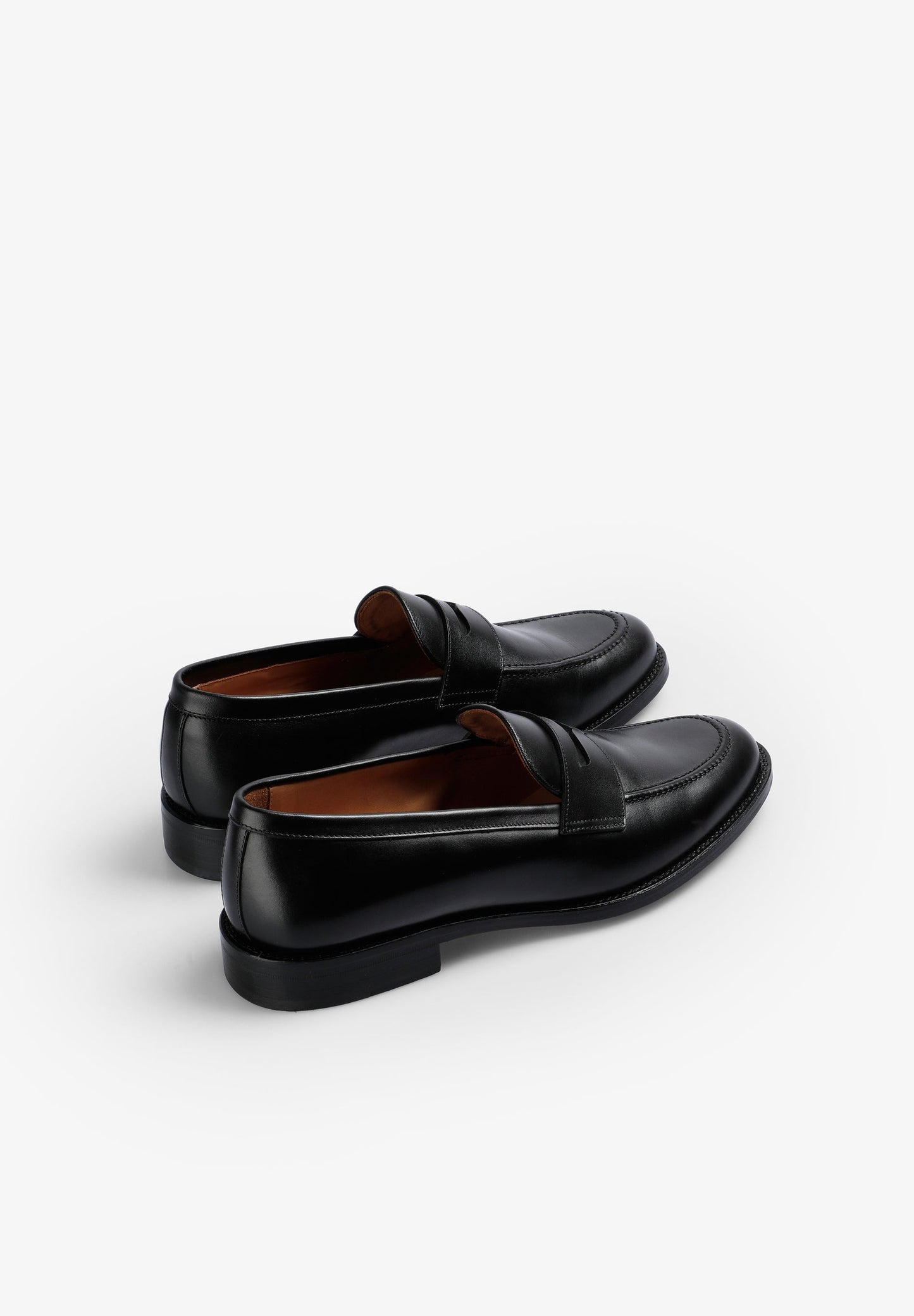 BLACK PENNY LOAFERS