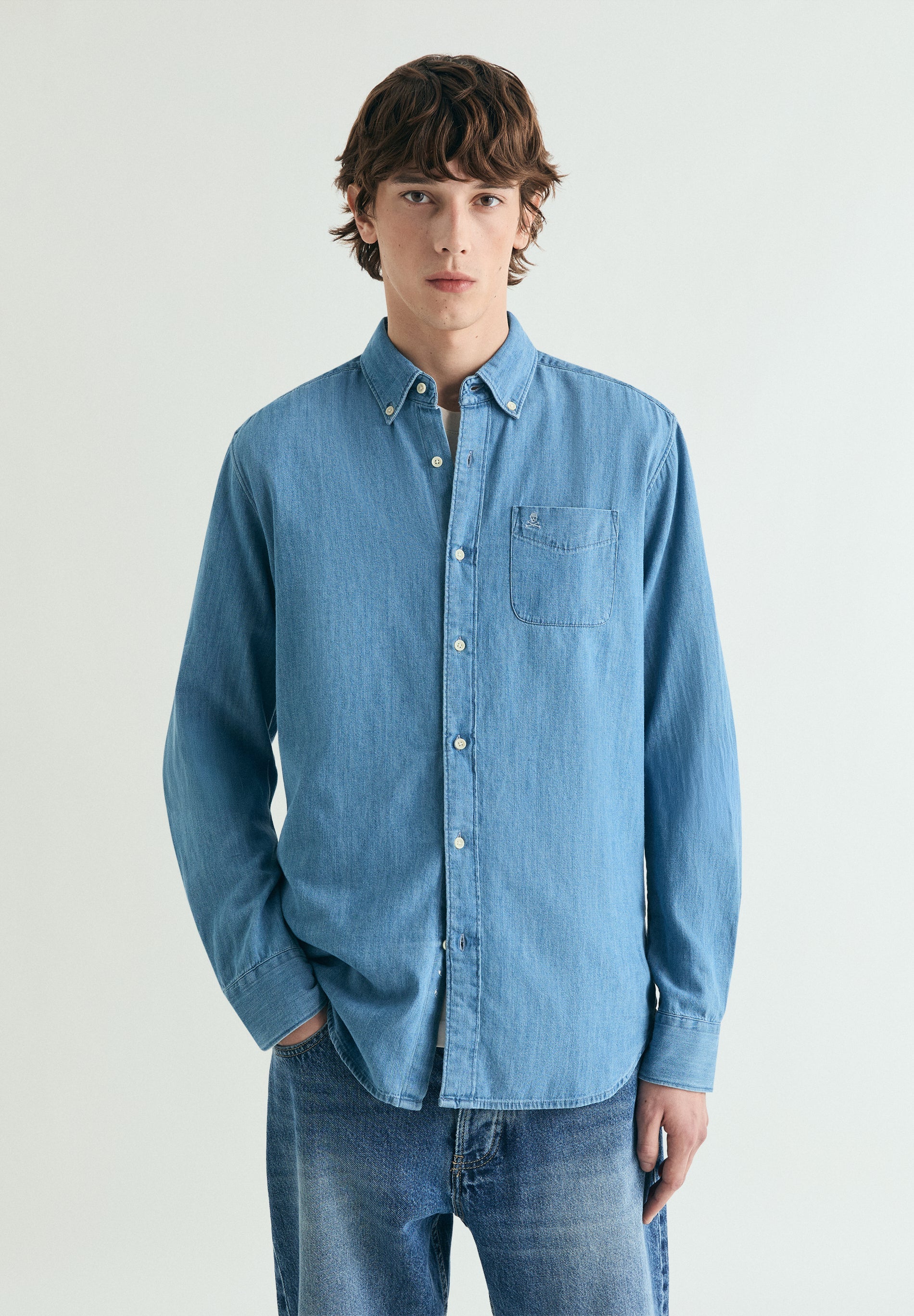 REGULAR FIT DENIM SHIRT