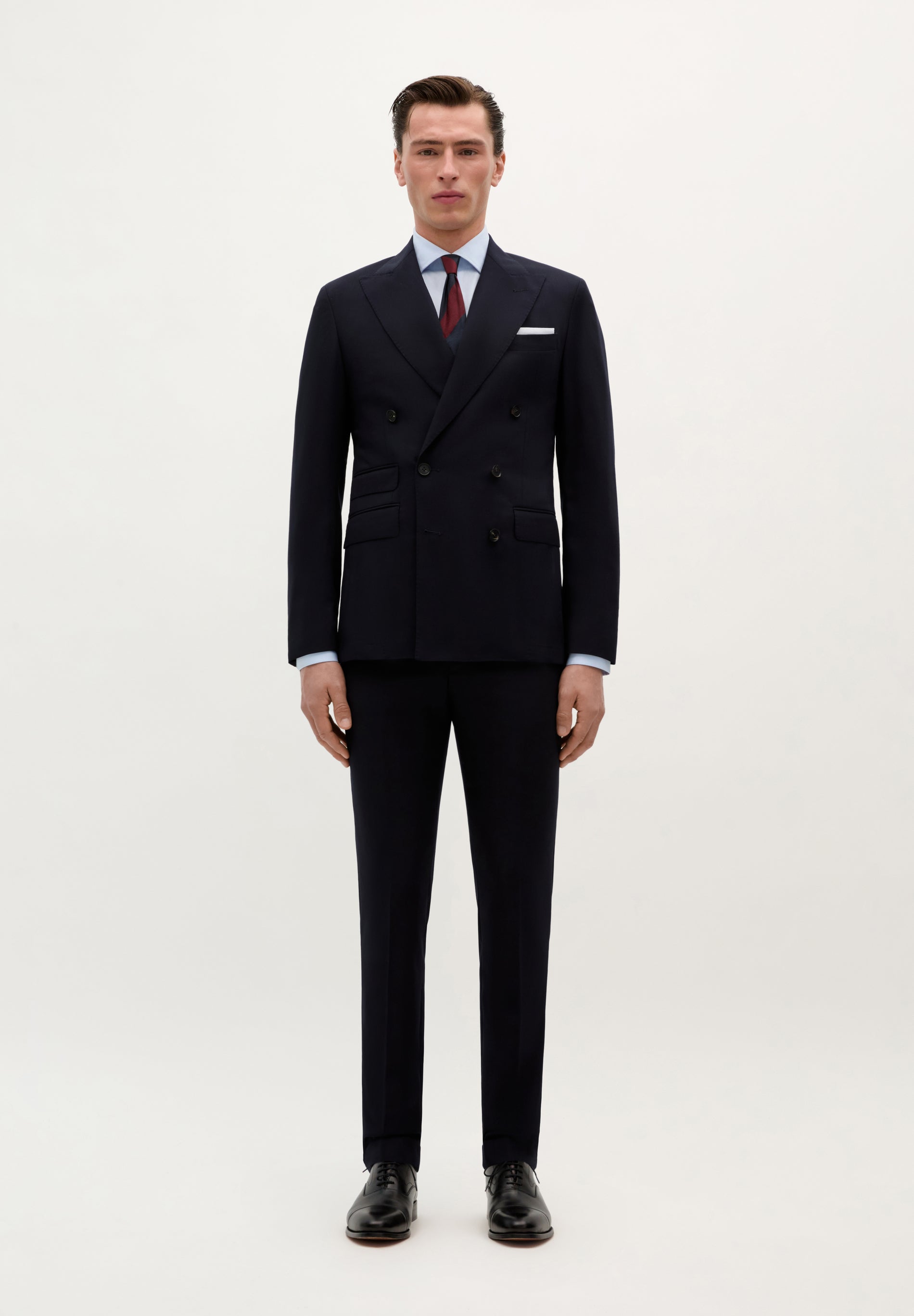 WOOL SUIT TROUSERS