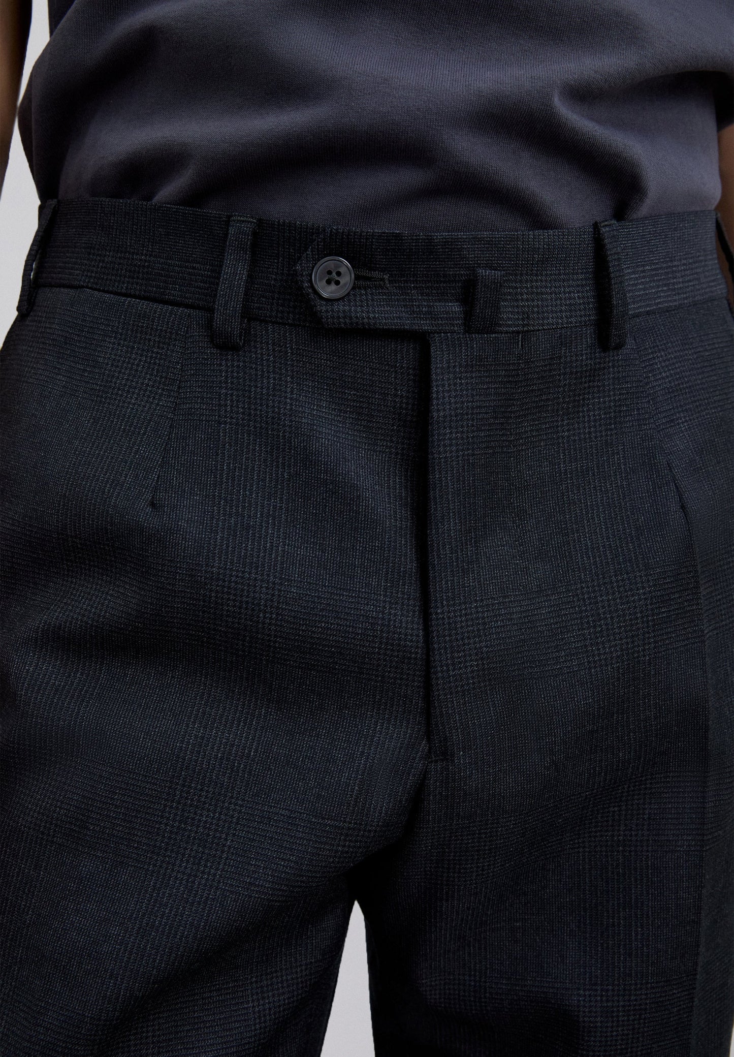 WOOL SUIT TROUSERS