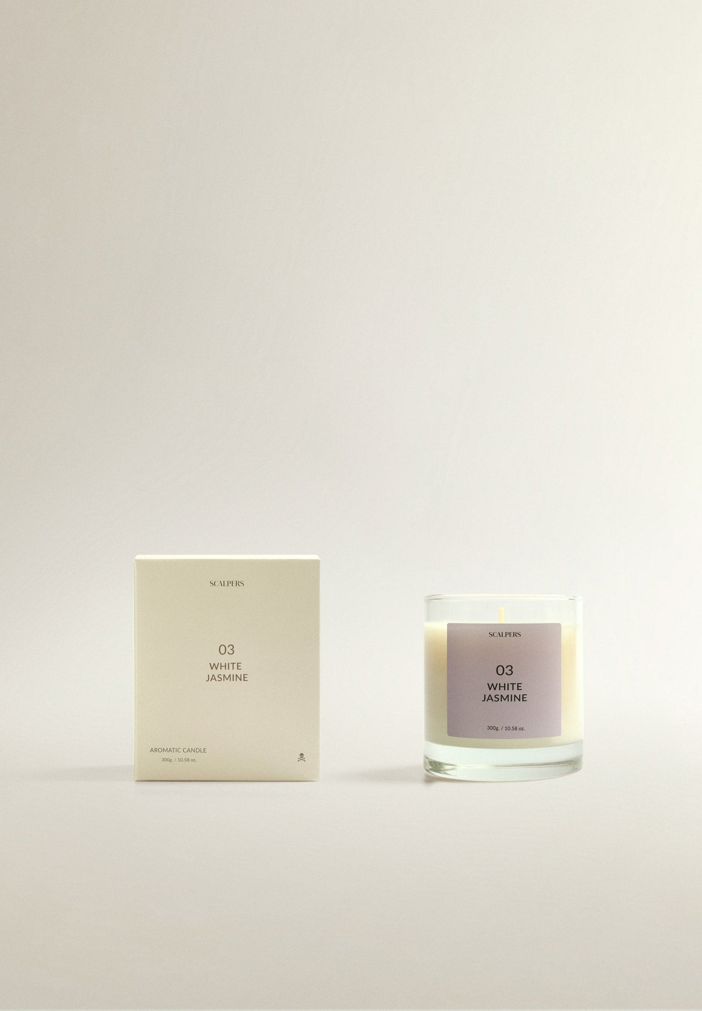 VELA AROMÁTICA 03 300GR WHITE JASMINE - Scalpers