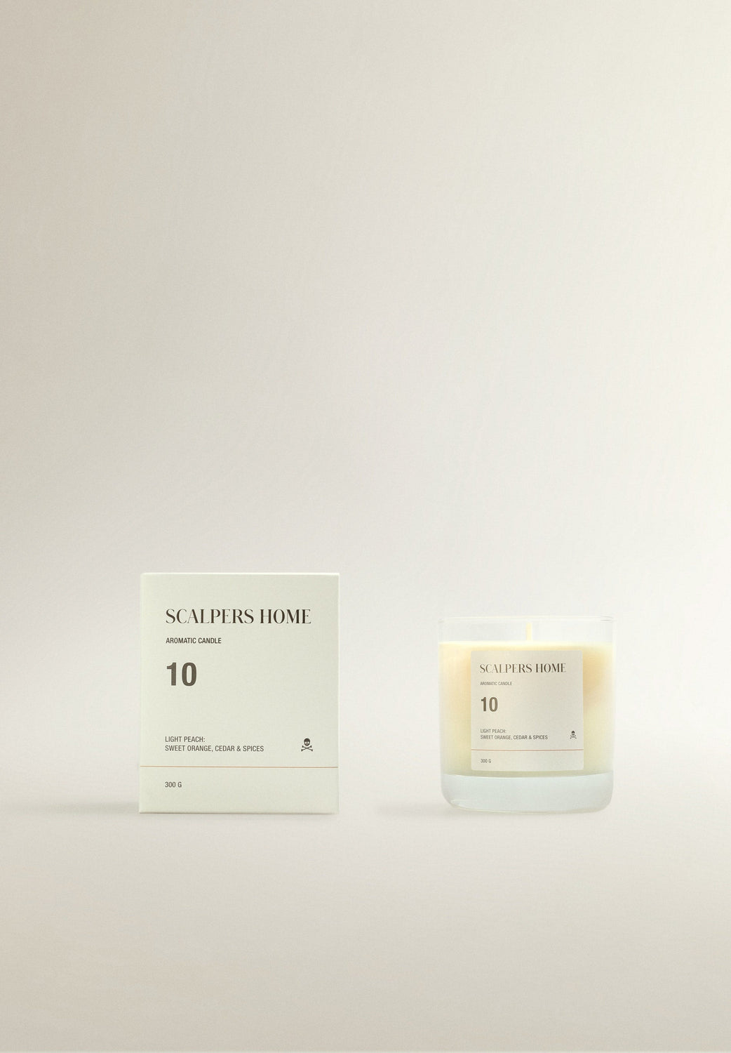 VELA AROMÁTICA 10 300 GR LIGHT PEACH - Scalpers