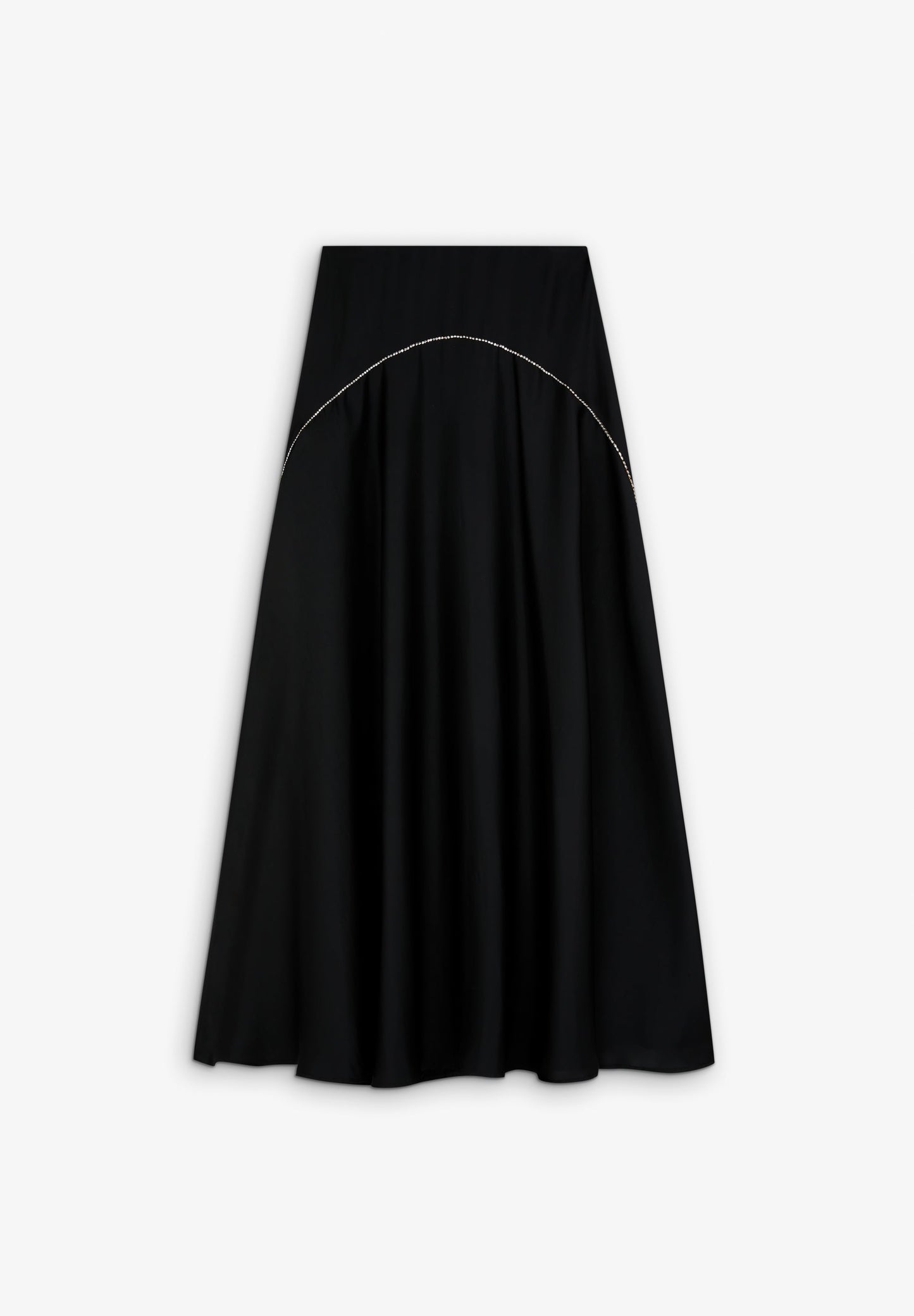 LOVE STORIES X SCALPERS SATIN SKIRT WITH CRYSTAL DETAILS