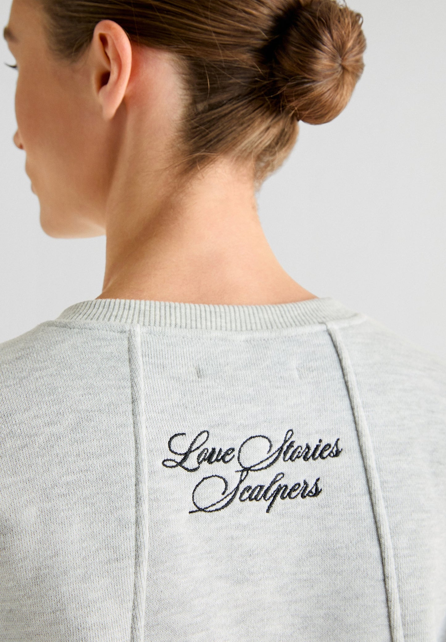 SCALPERS X LOVE STORIES SWEATSHIRT WITH BACK LOGO