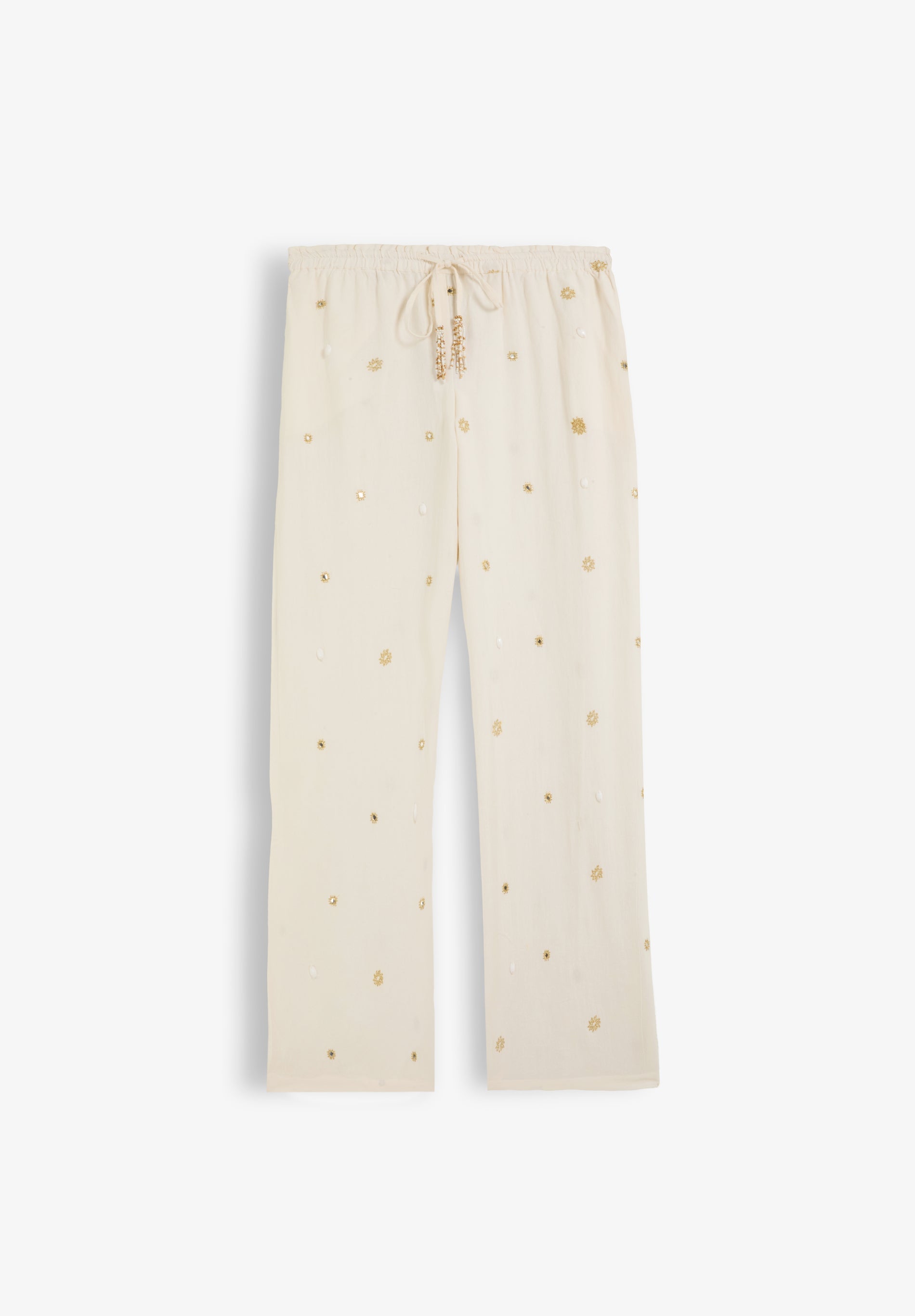SC MIRROR EMB TROUSERS