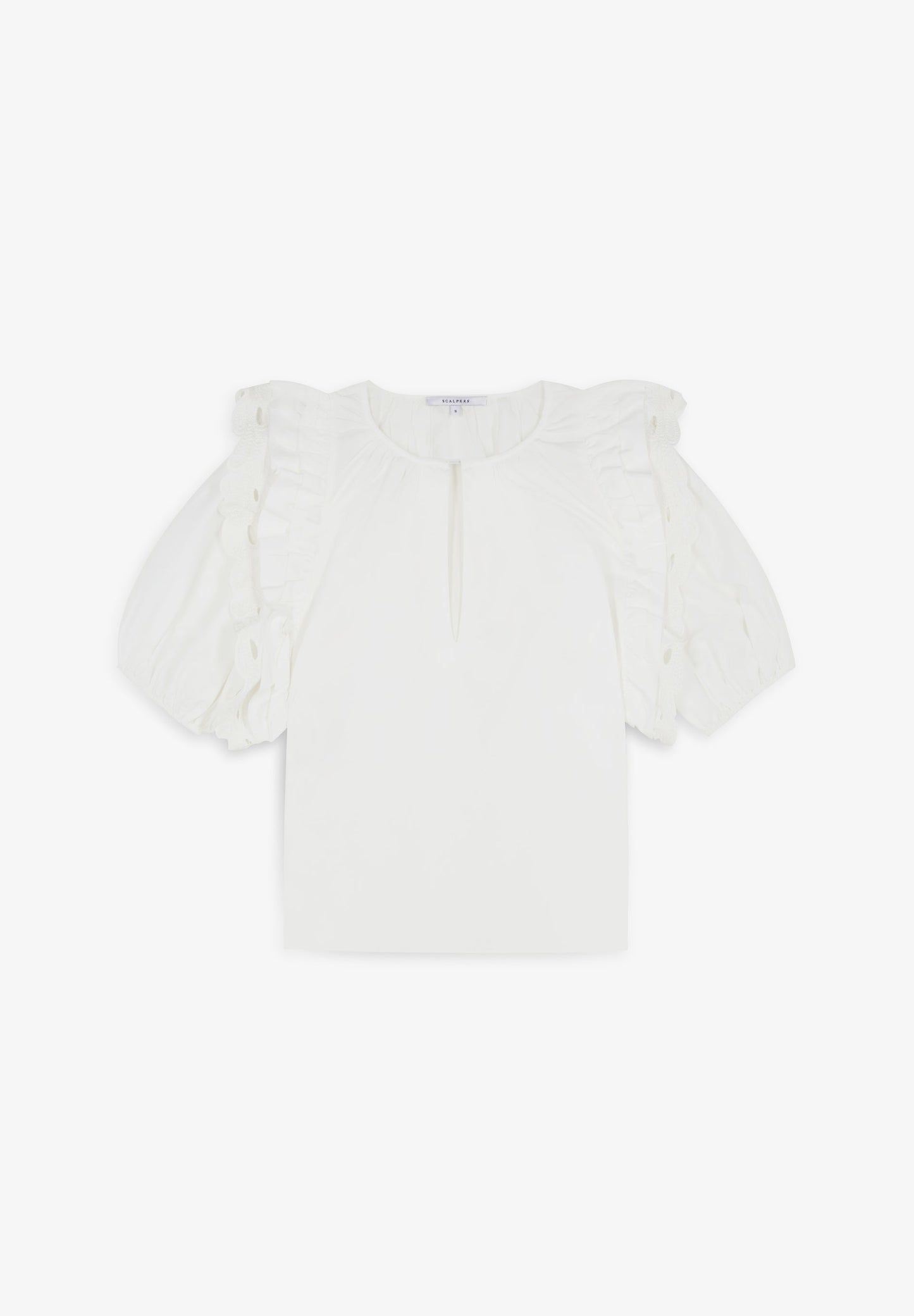 SC POPLIN PUFF TOP