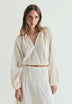 LUREX STRIPED BLOUSE