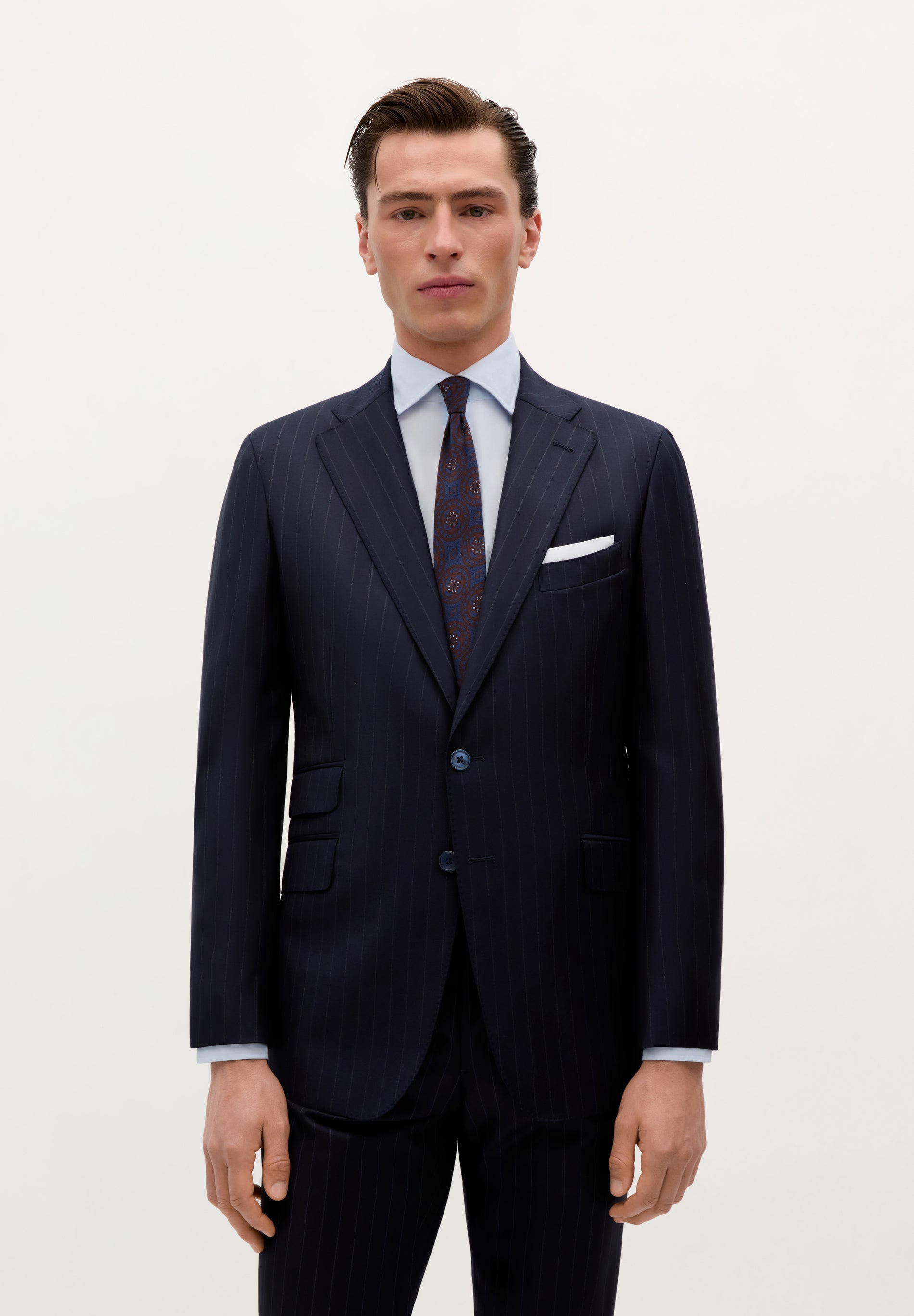 WOLLEN BLAZER KRIJTSTREEP