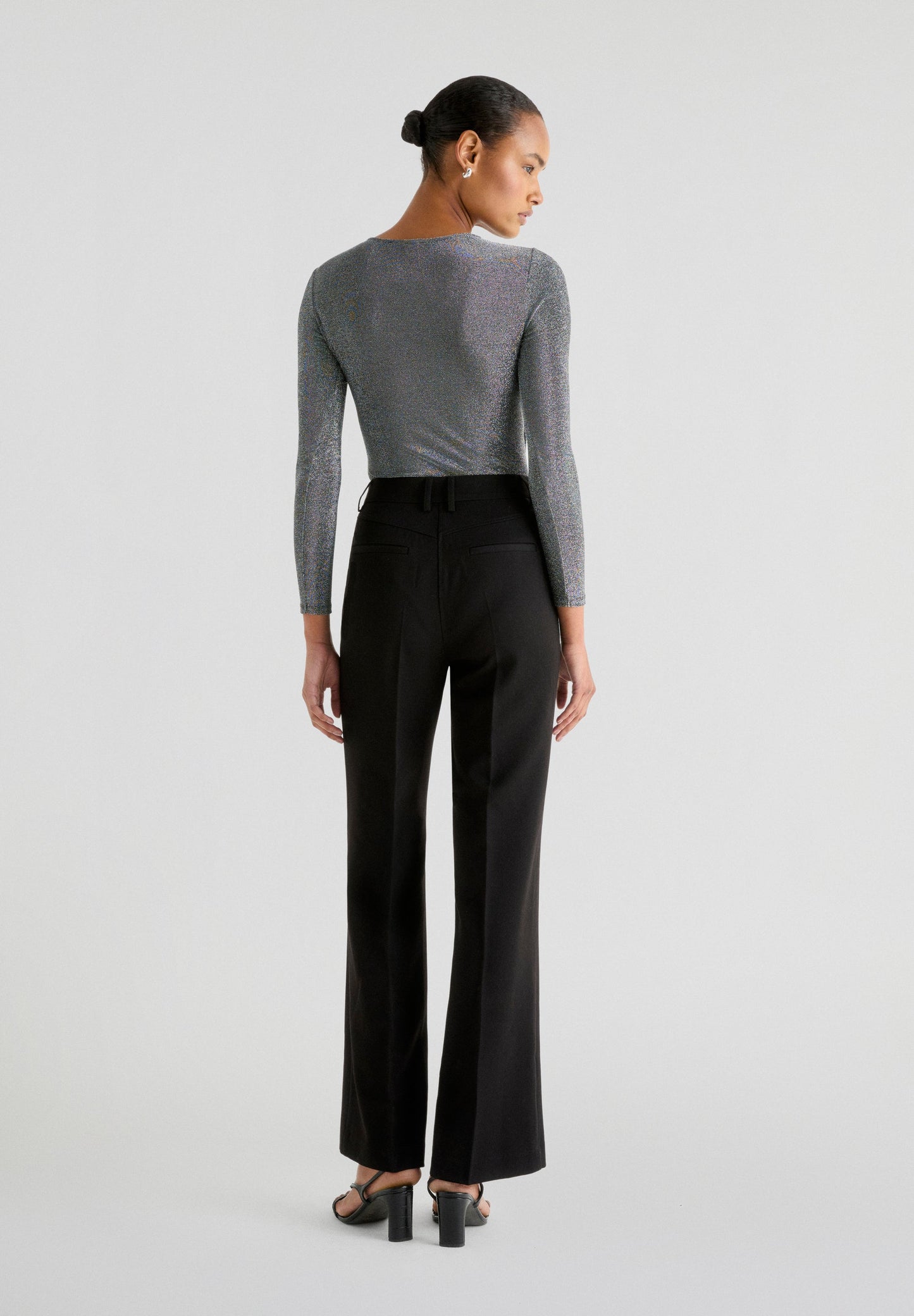 FLARED SMART TROUSERS