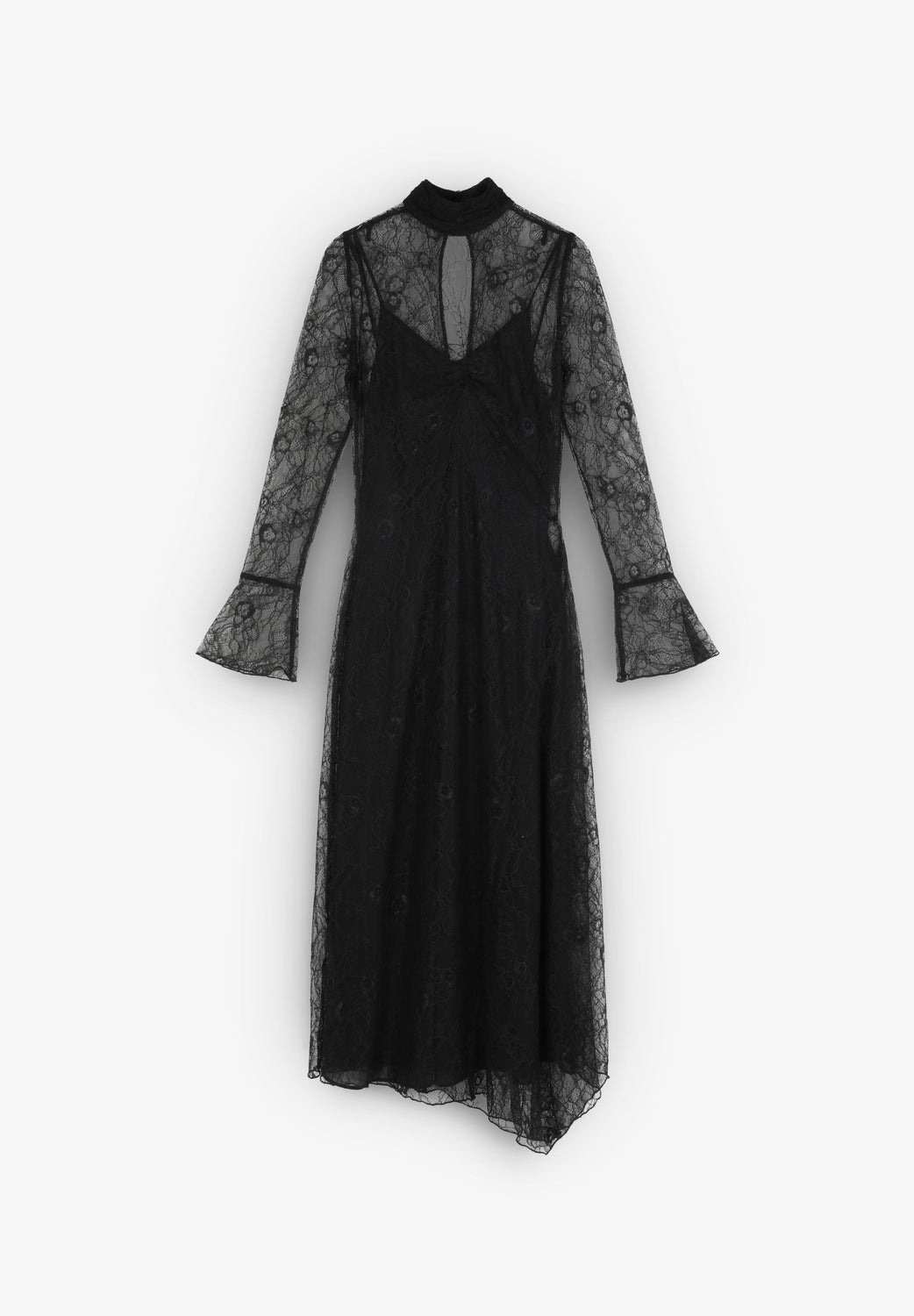 VESTIDO MIDI ENCAJE - Scalpers