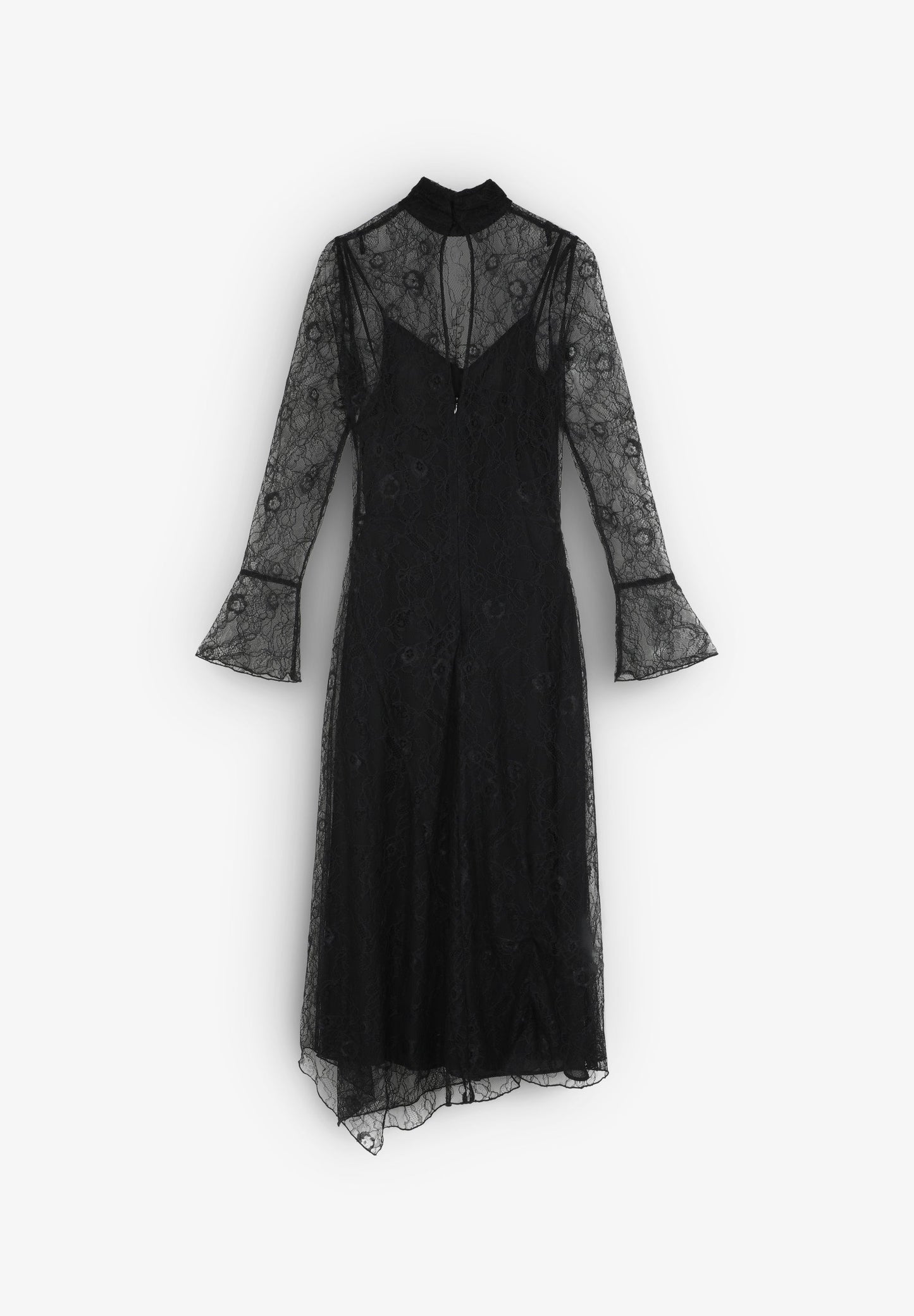 VESTIDO MIDI ENCAJE - Scalpers