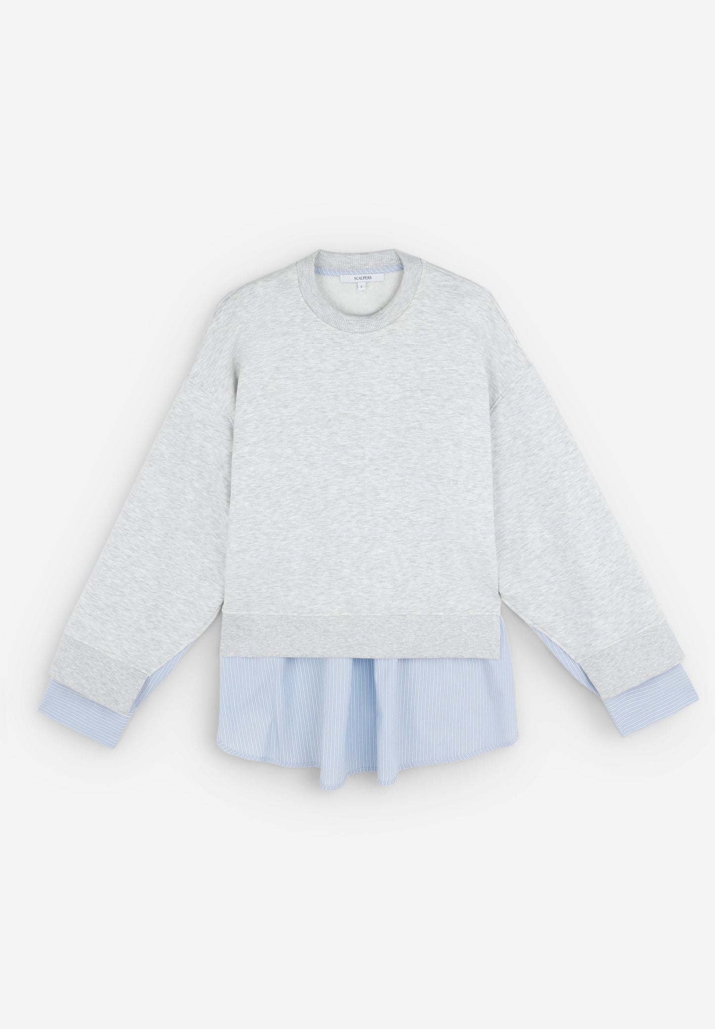 SWEATER OVERHEMD STREPEN