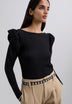 LONG SLEEVE RUFFLED T-SHIRT