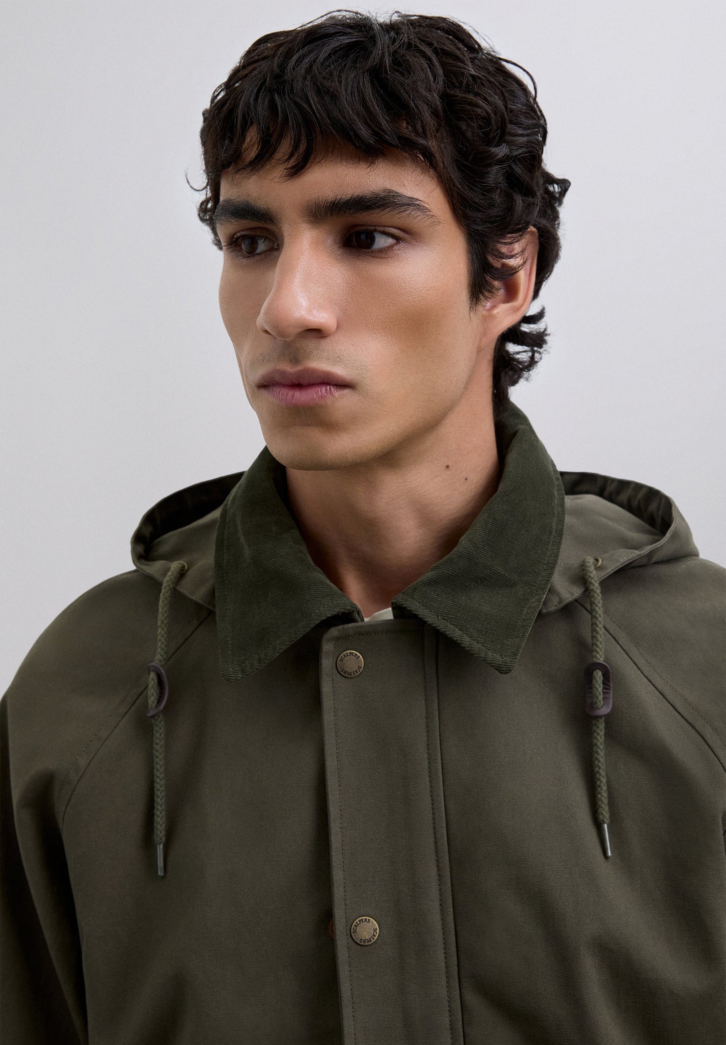 COTTON JACKET WITH HOOD