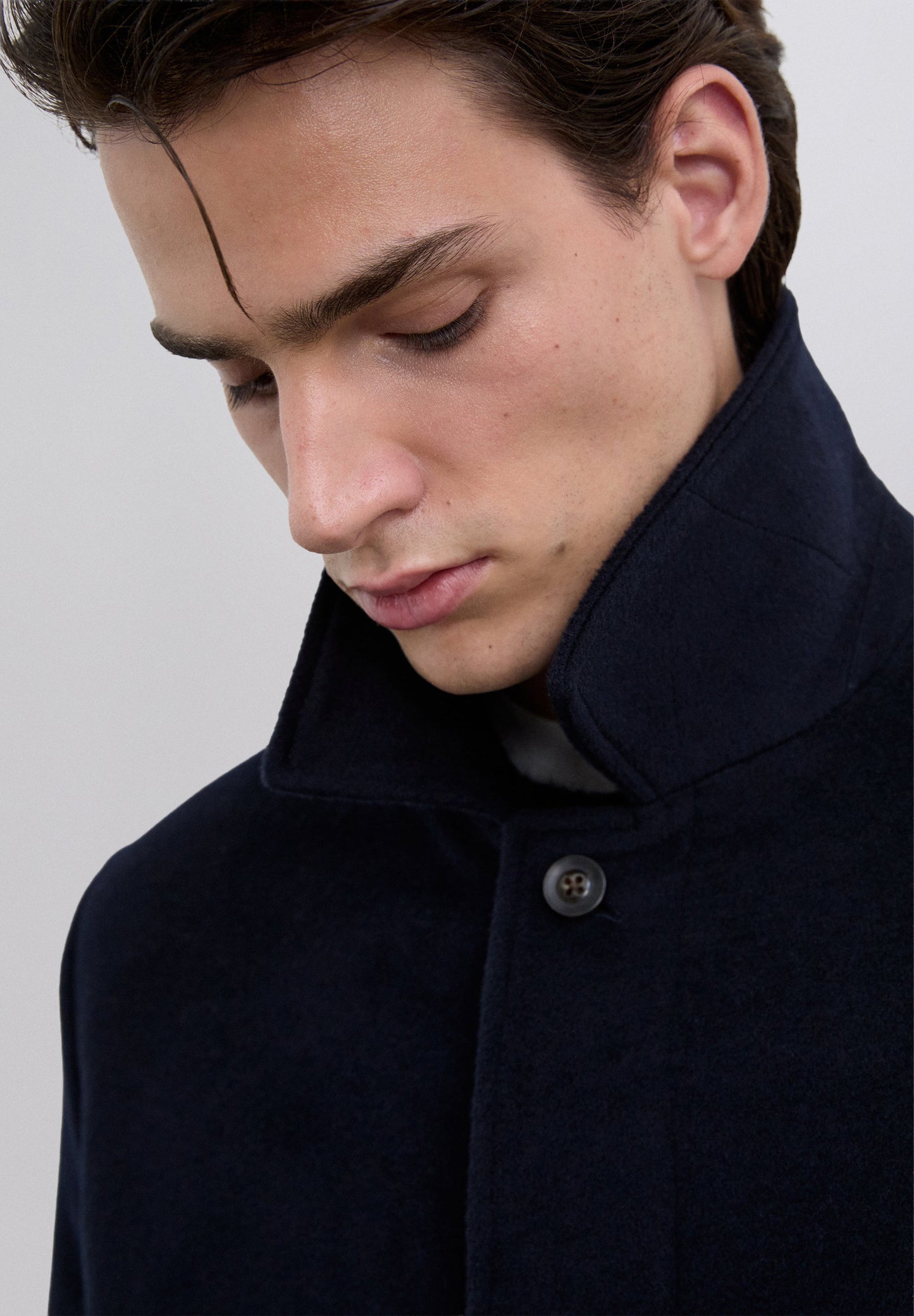 LONG WOOL BLEND COAT