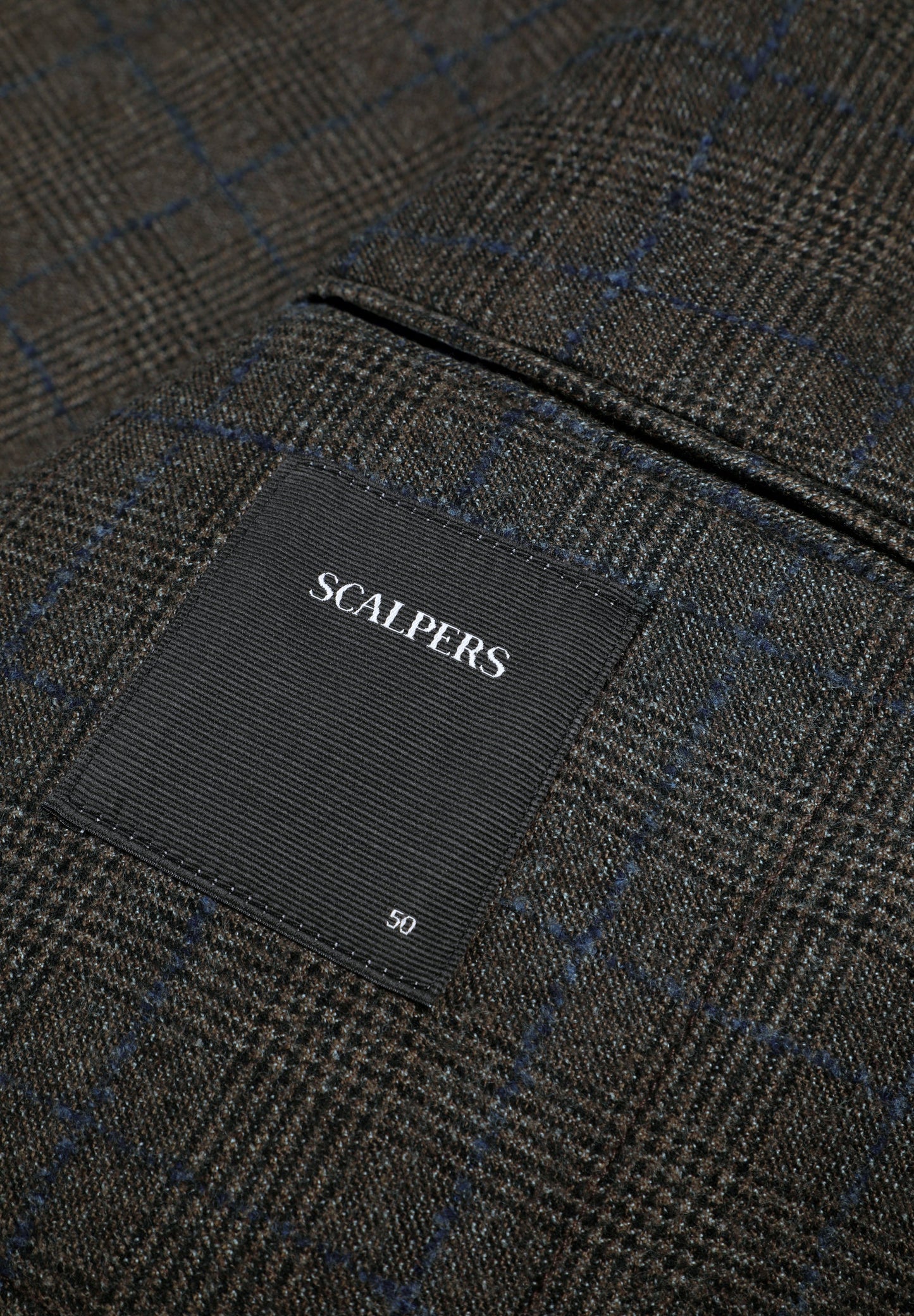 CHECKED WOOL BLAZER
