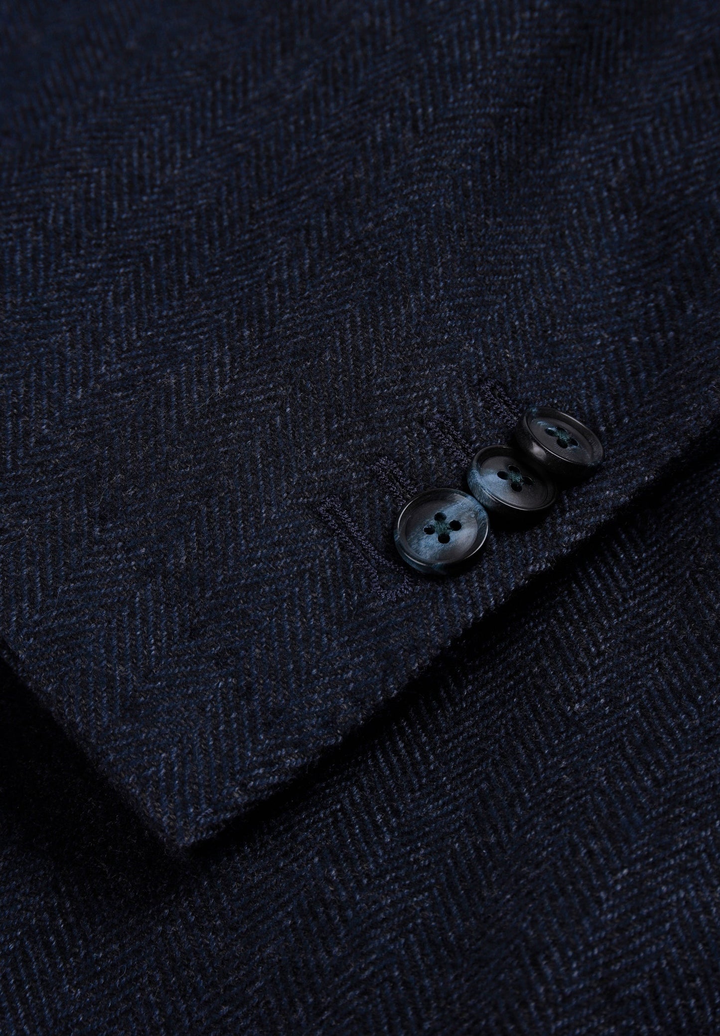 HERRINGBONE WOOL BLAZER