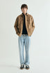 CROPPED FIT JEANS
