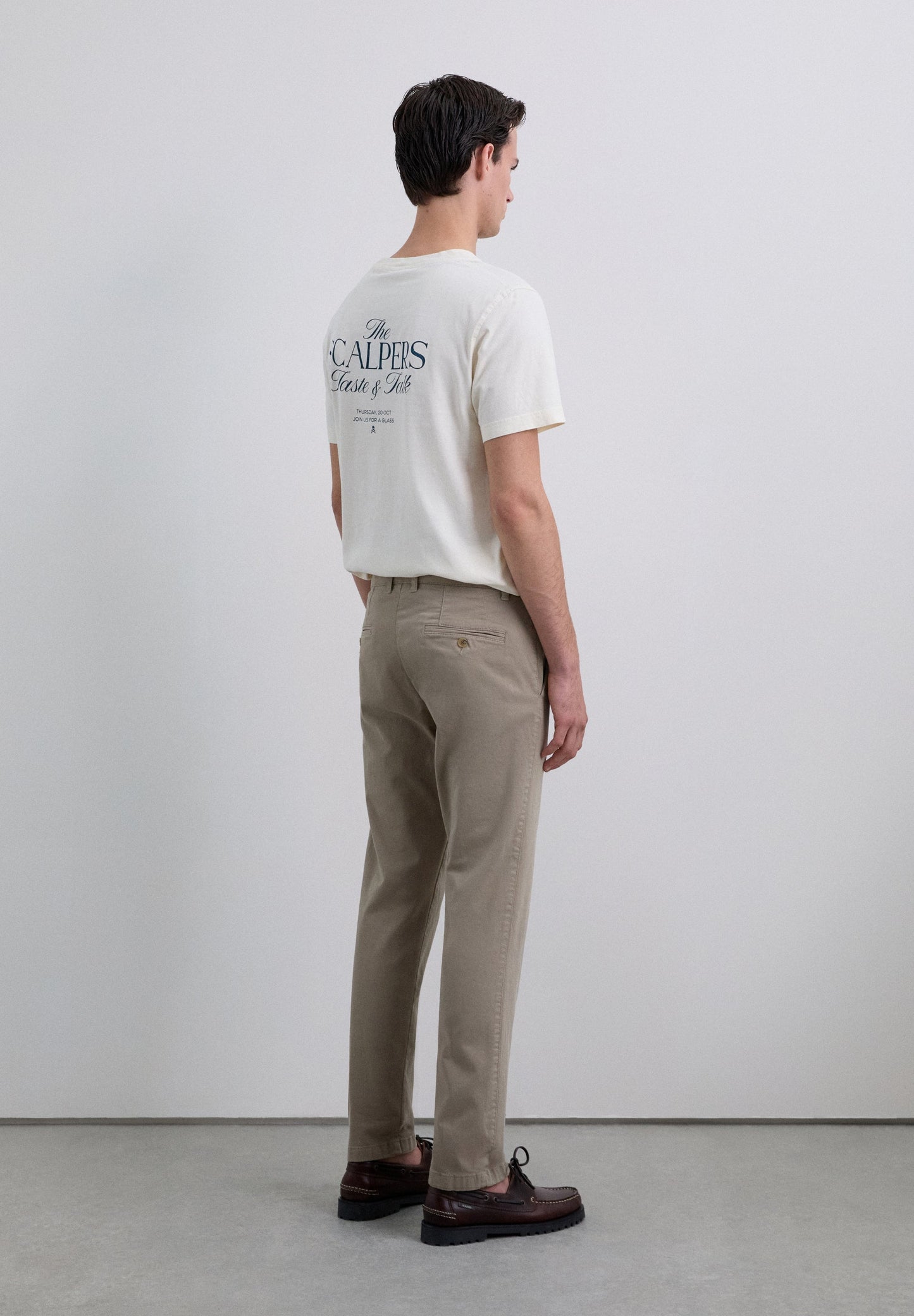 BROEK CHINO BANDPLOOI