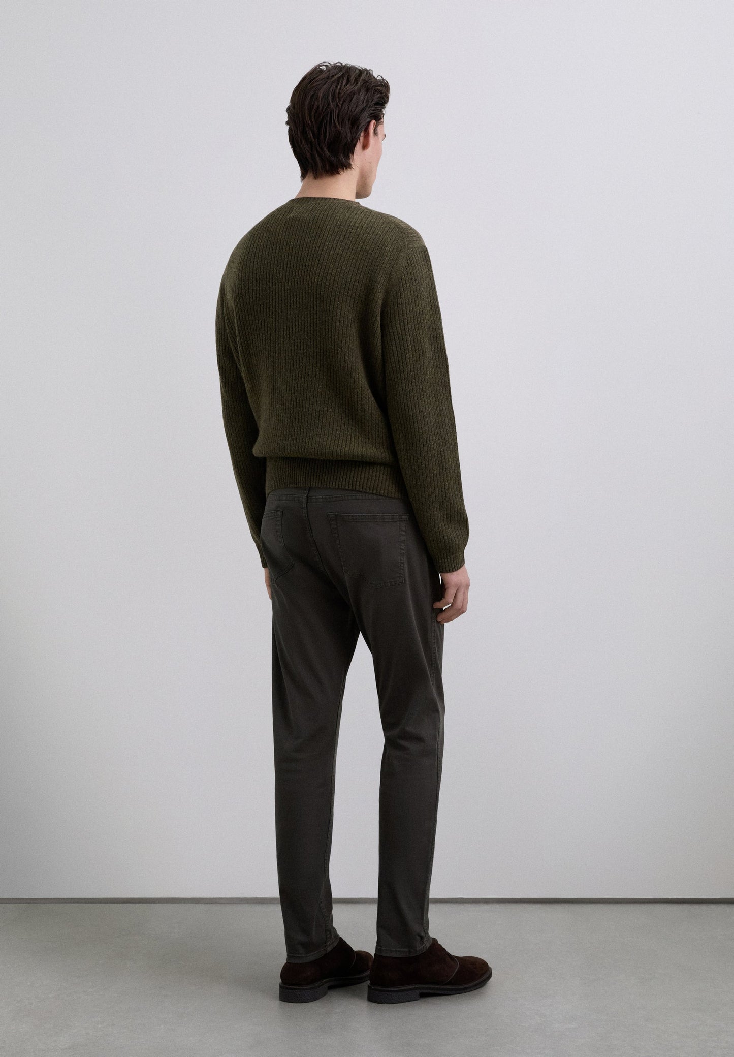 COTTON CHINO TROUSERS