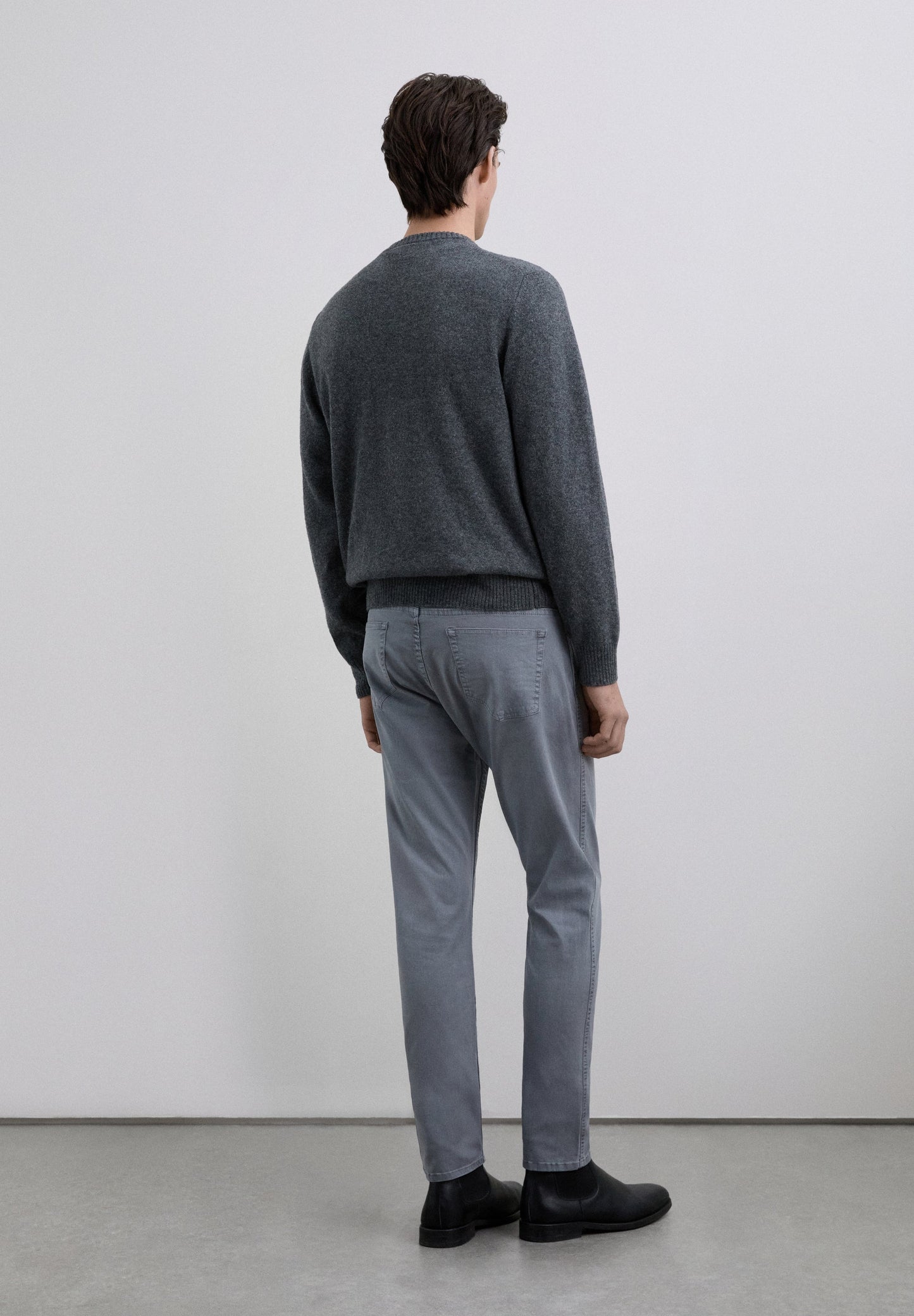 COTTON CHINO TROUSERS