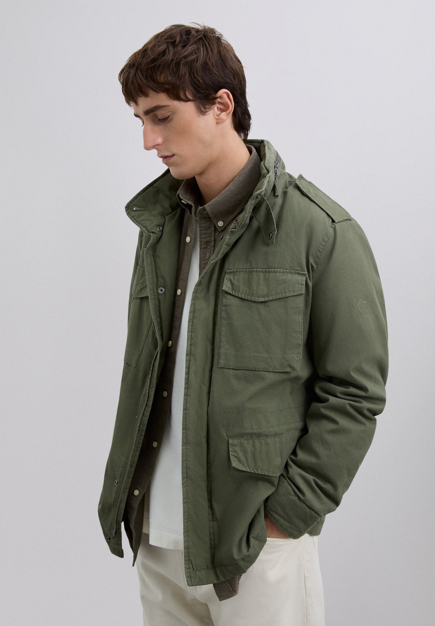 MILITARY HOODED JACKET