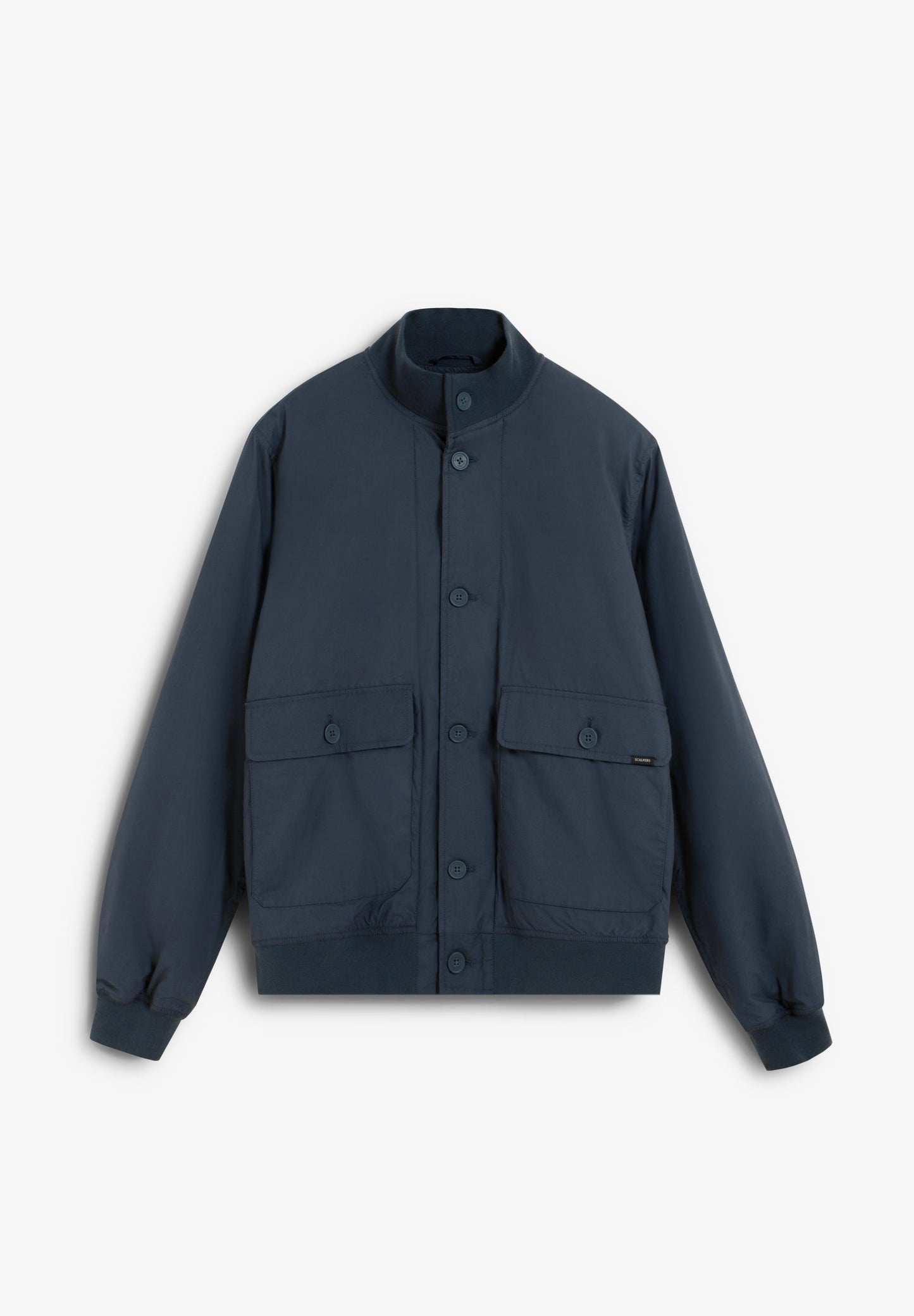 BUTTON-UP JACKET WITH POCKETS