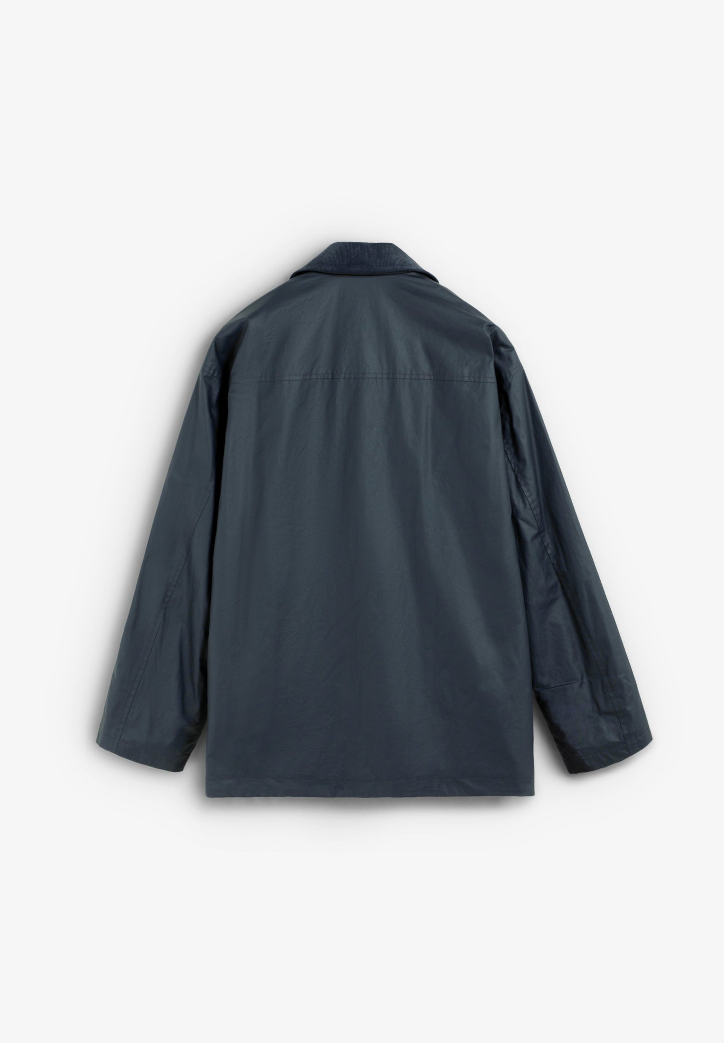 WAXED JACKET WITH SNAP BUTTONS