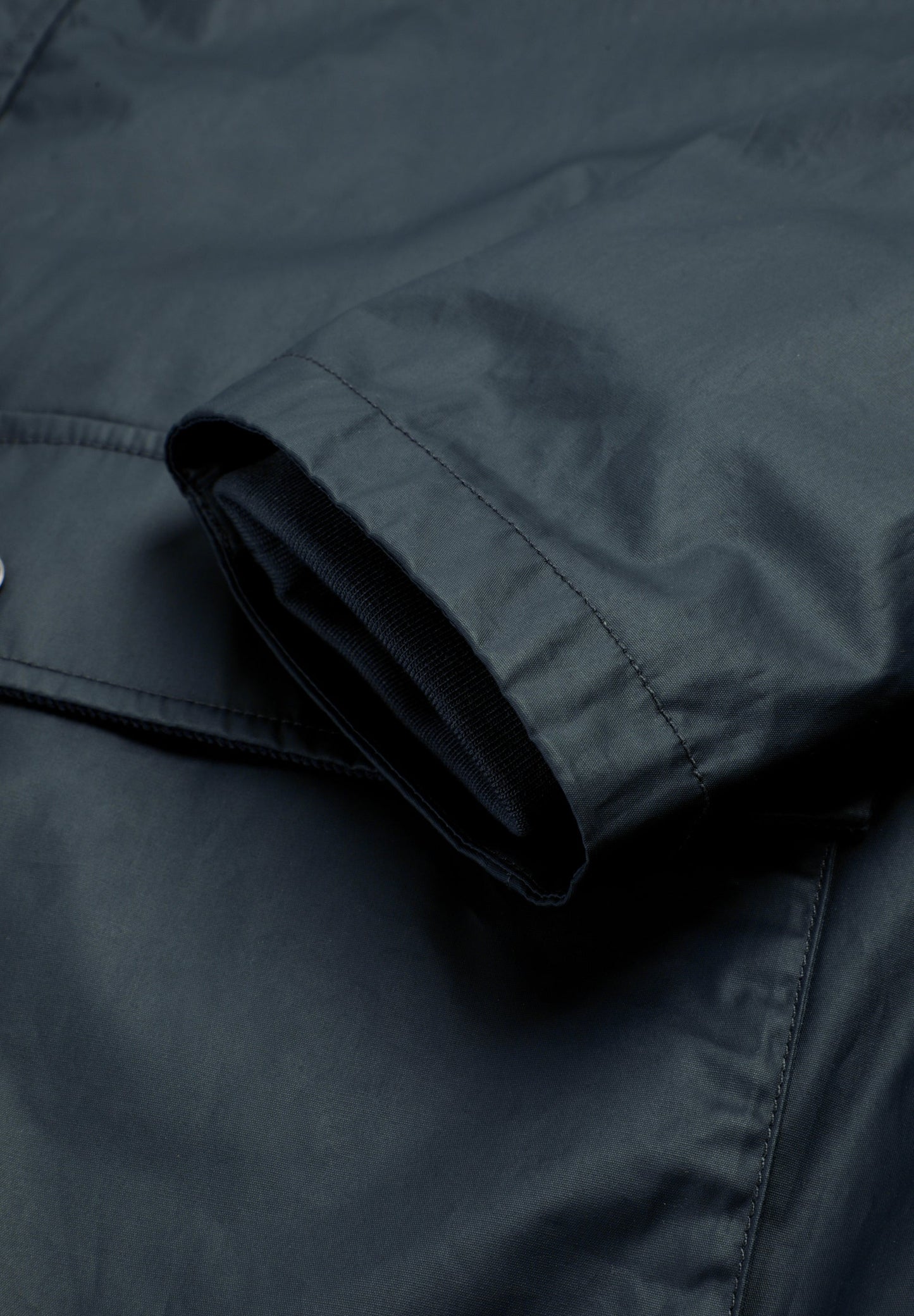 WAXED JACKET WITH SNAP BUTTONS