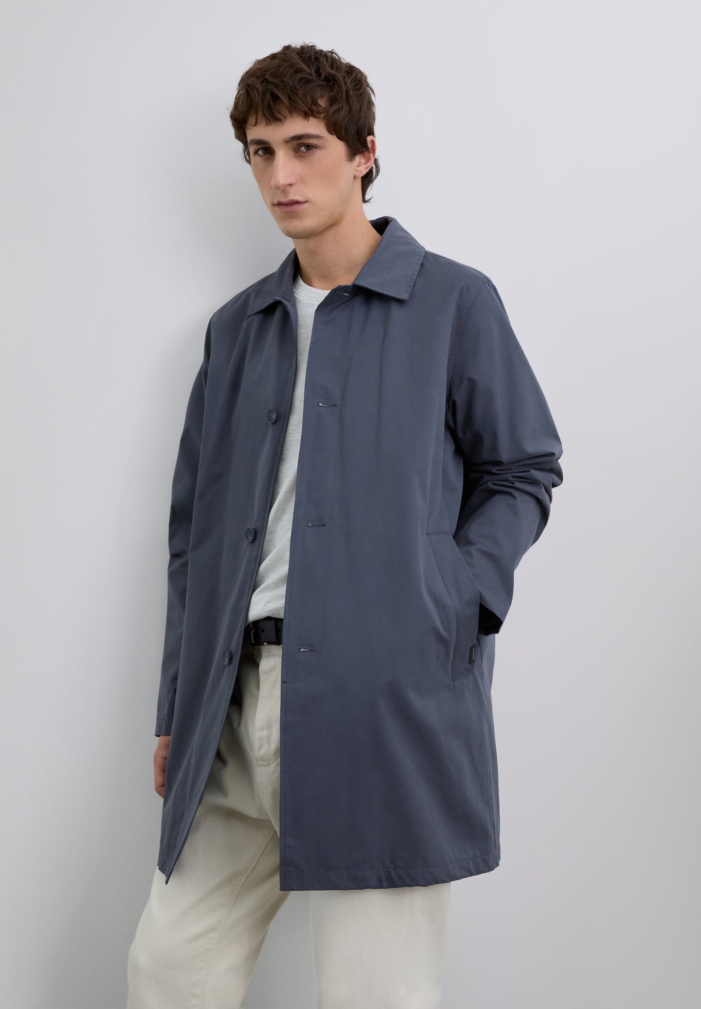 TRENCH COAT WITH SKULL