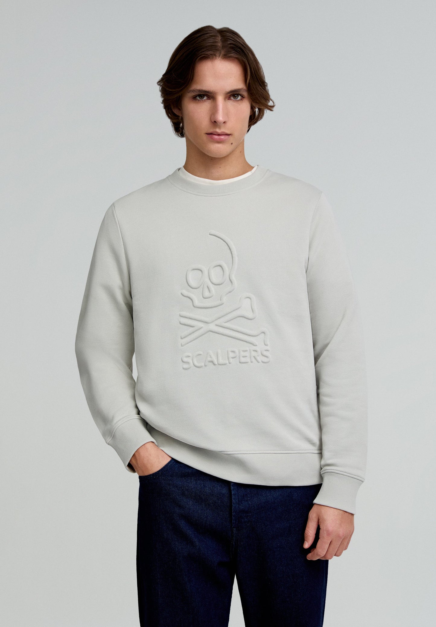 SWEATER LOGO RELIËF