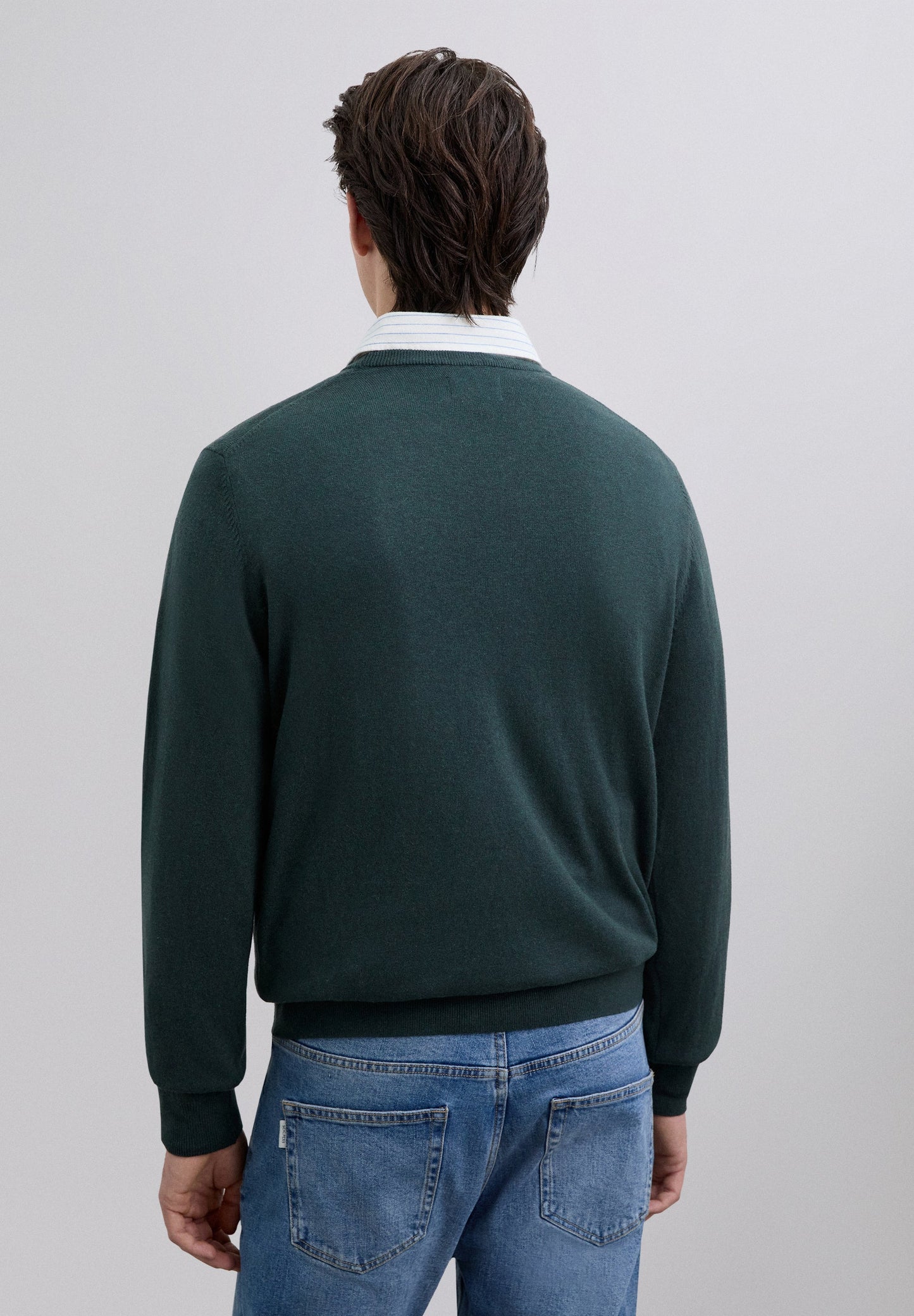 SWEATER WITH EMBROIDERED SKULL