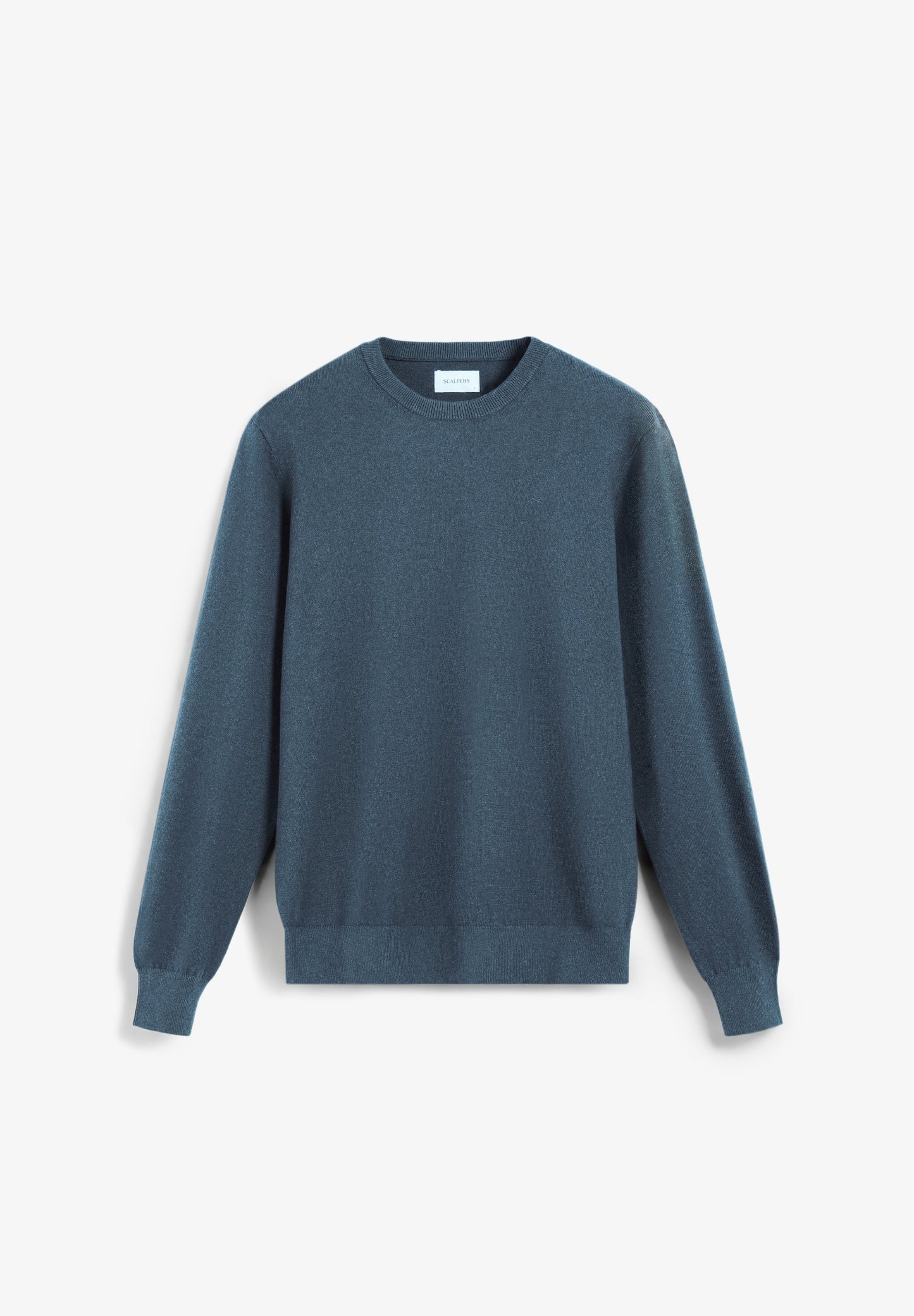 SWEATER WITH EMBROIDERED SKULL