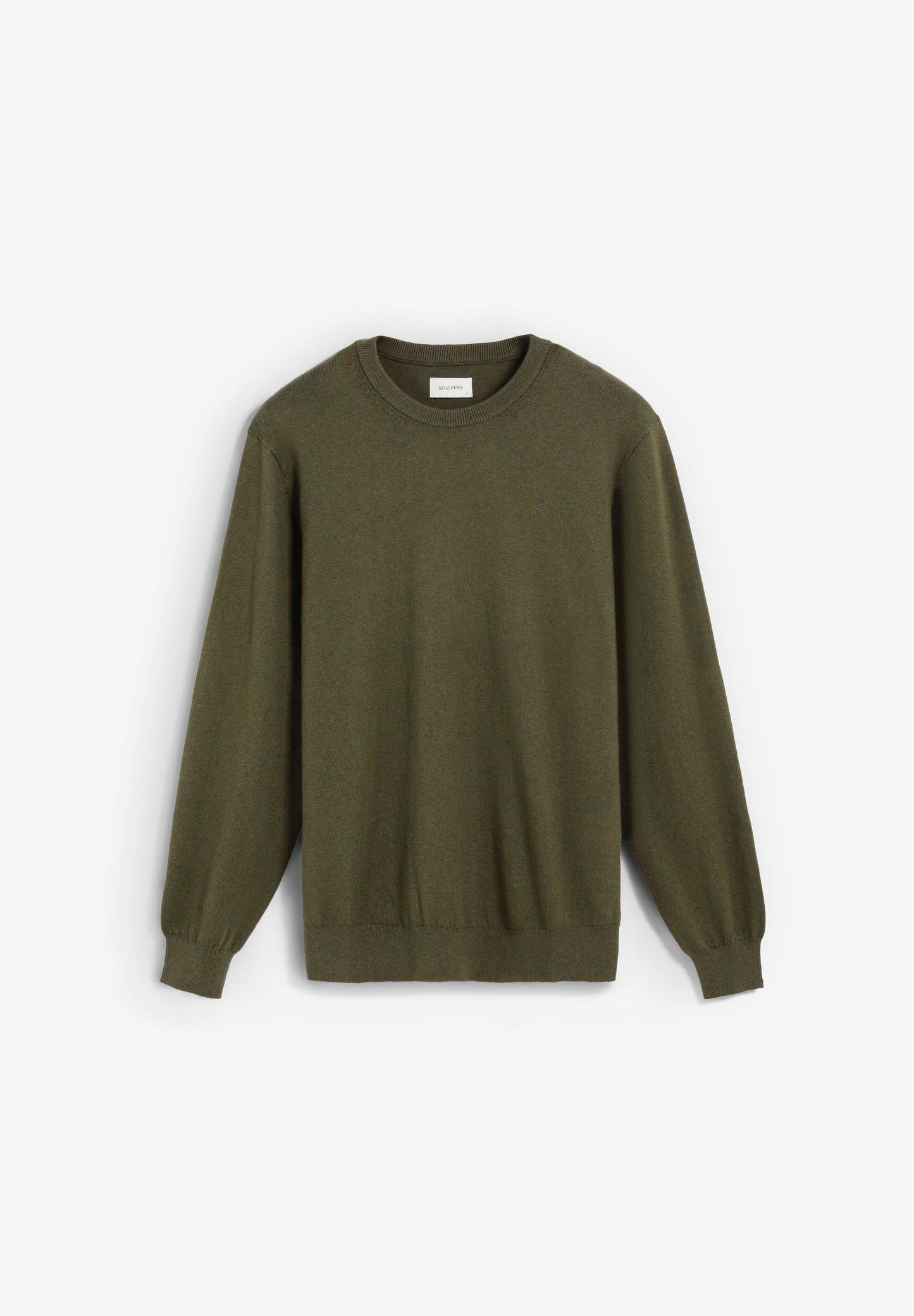 SWEATER WITH EMBROIDERED SKULL